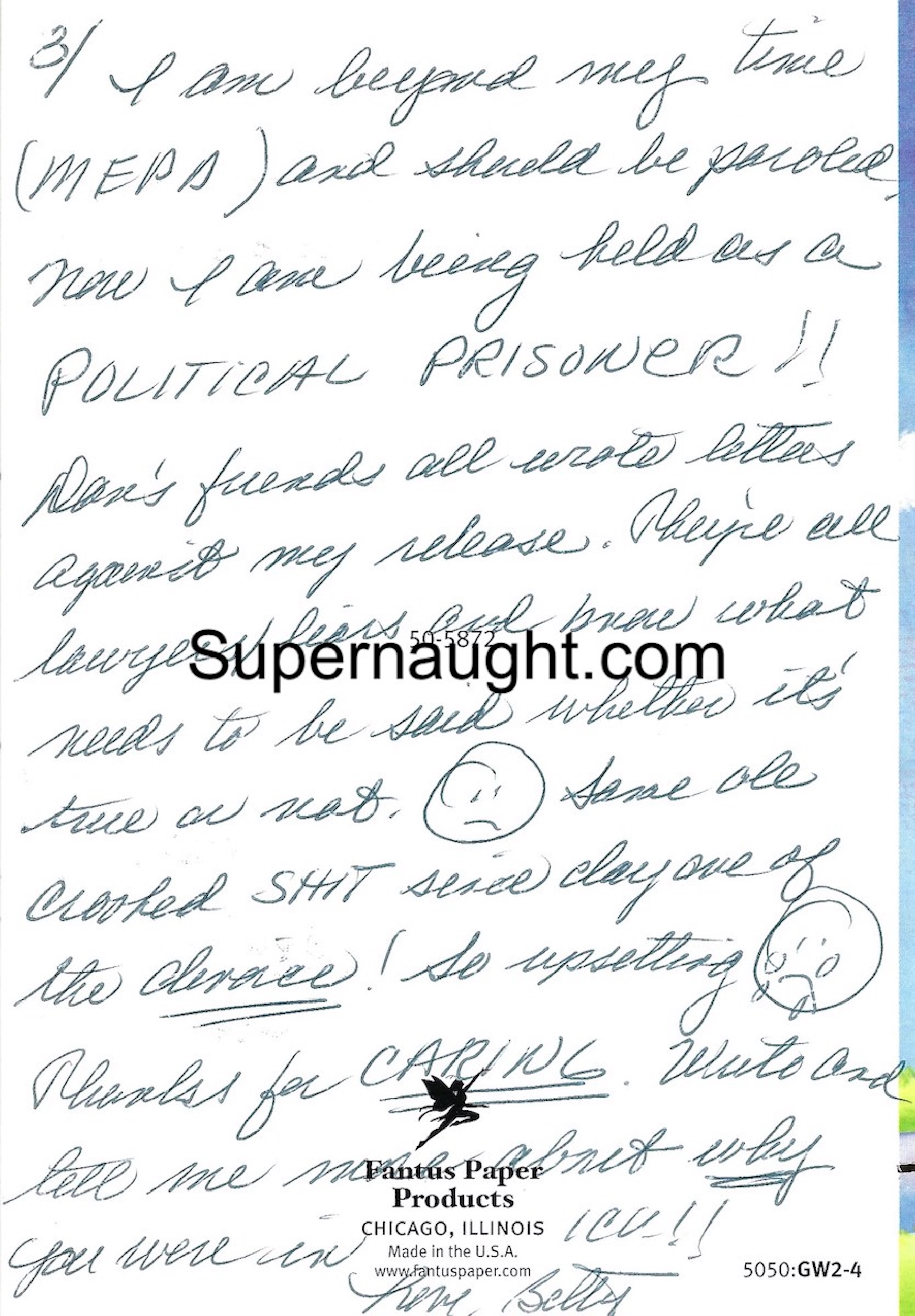 Betty Broderick Get Well Card and Envelope Both Signed image 2