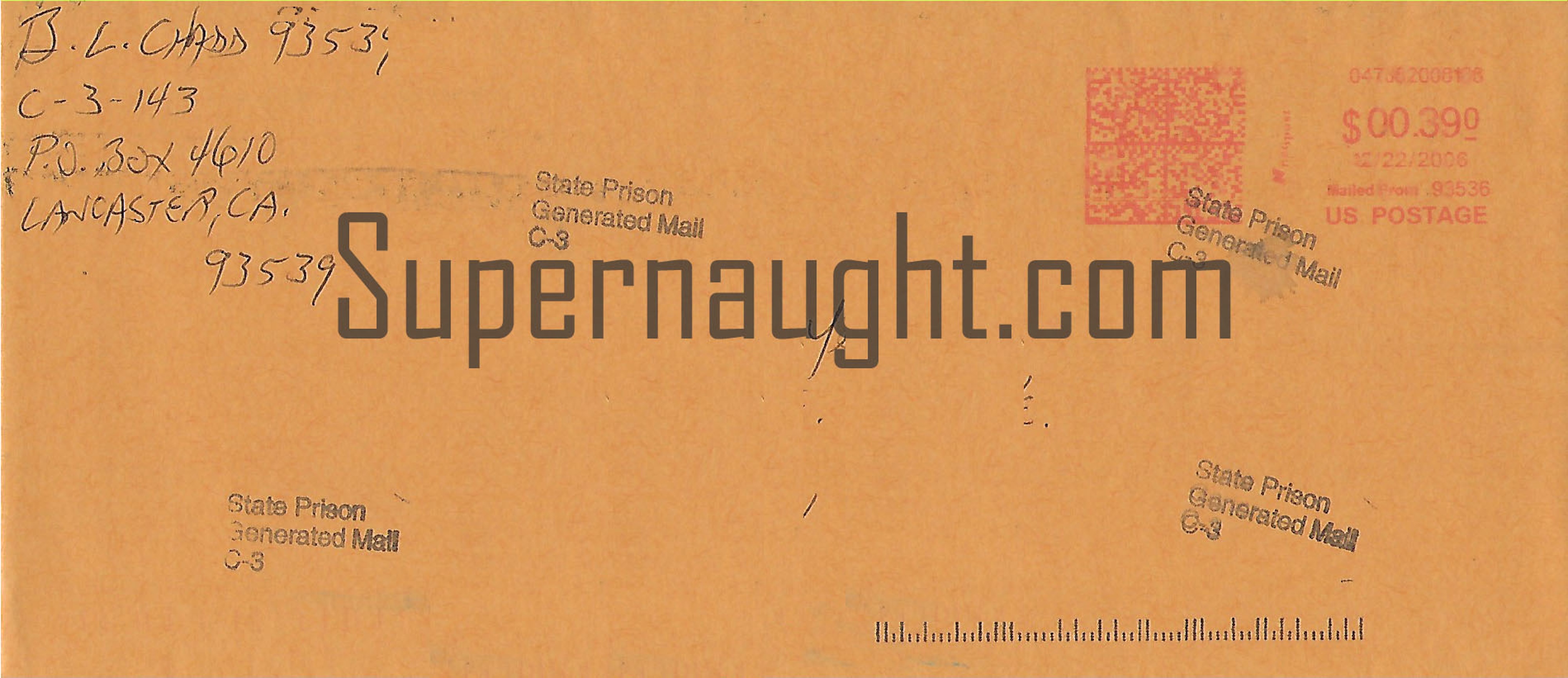 Billy Chadd Letter and Envelope Set Both Signed image 3