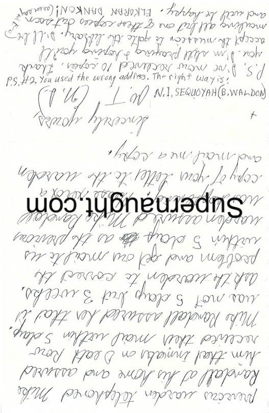 Billy Ray Waldon Letter and Envelope Set Both Signed image 2