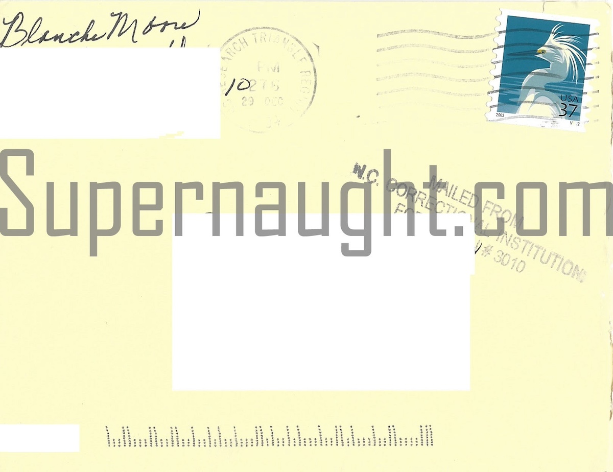 Blanche Moore Christmas Card and Envelope Set Both Signed image 3