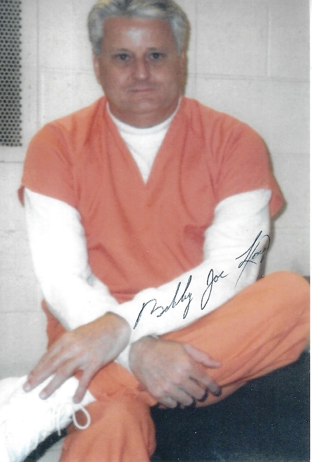 Bobby Joe Long Cell Photo Signed in Full