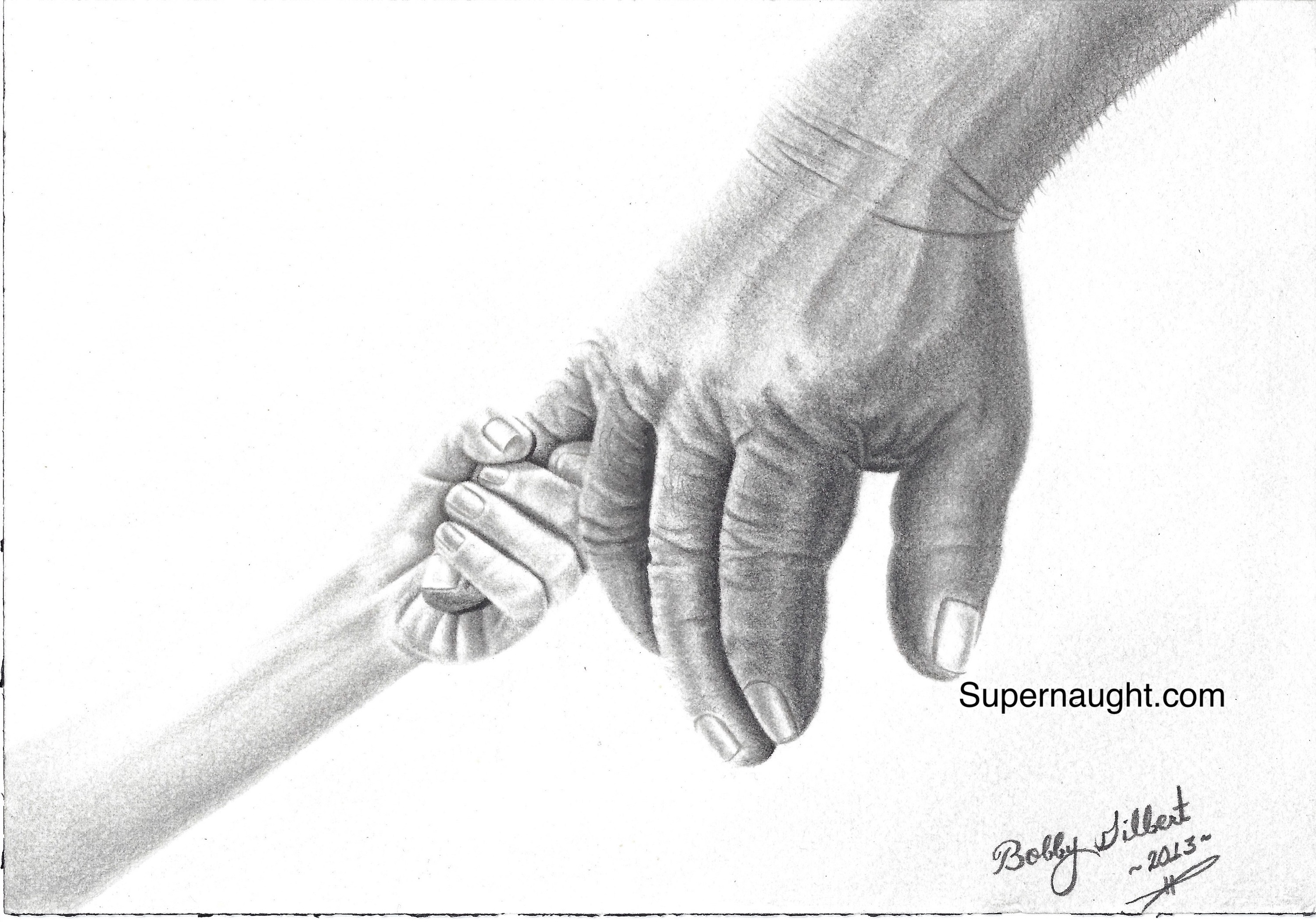Bobby Ray Gilbert Holding Hands Artwork