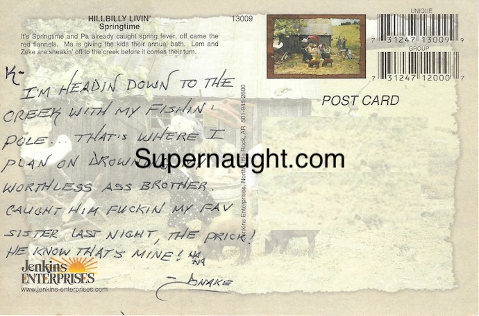 Bobby Ray Gilbert Signed Postcard