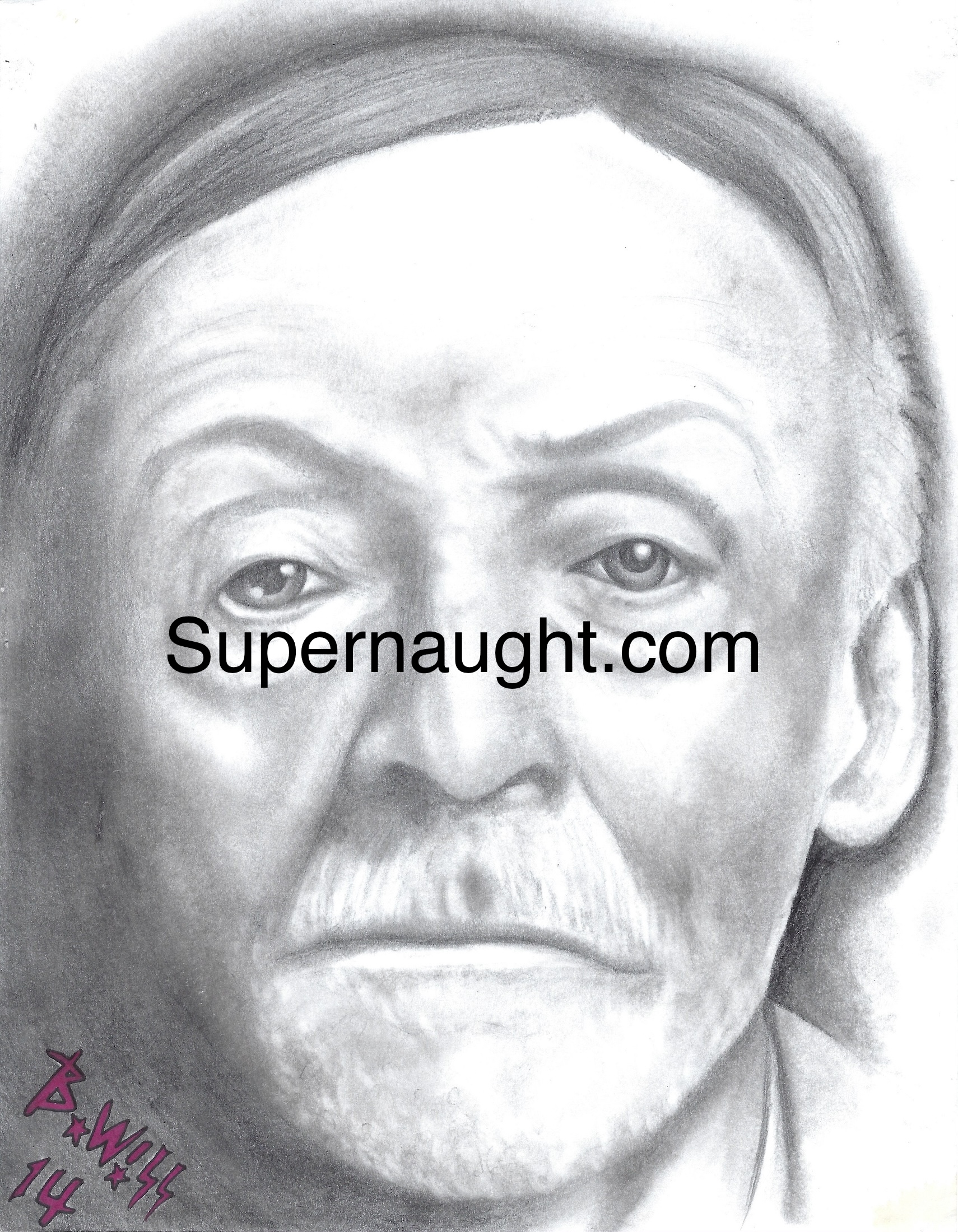 Bradley Willoughby Albert Fish Portrait Signed
