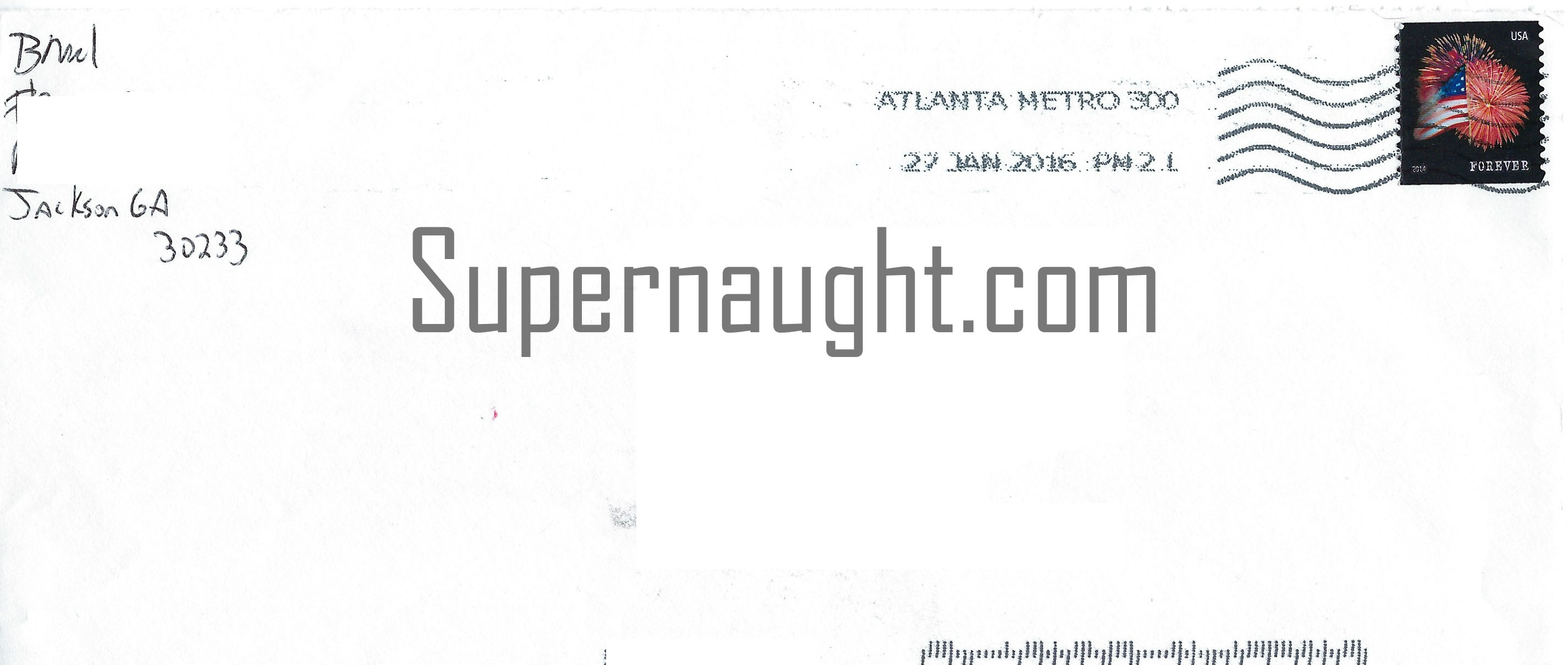 Brian Nichols Letter and Envelope Set Both Signed image 2