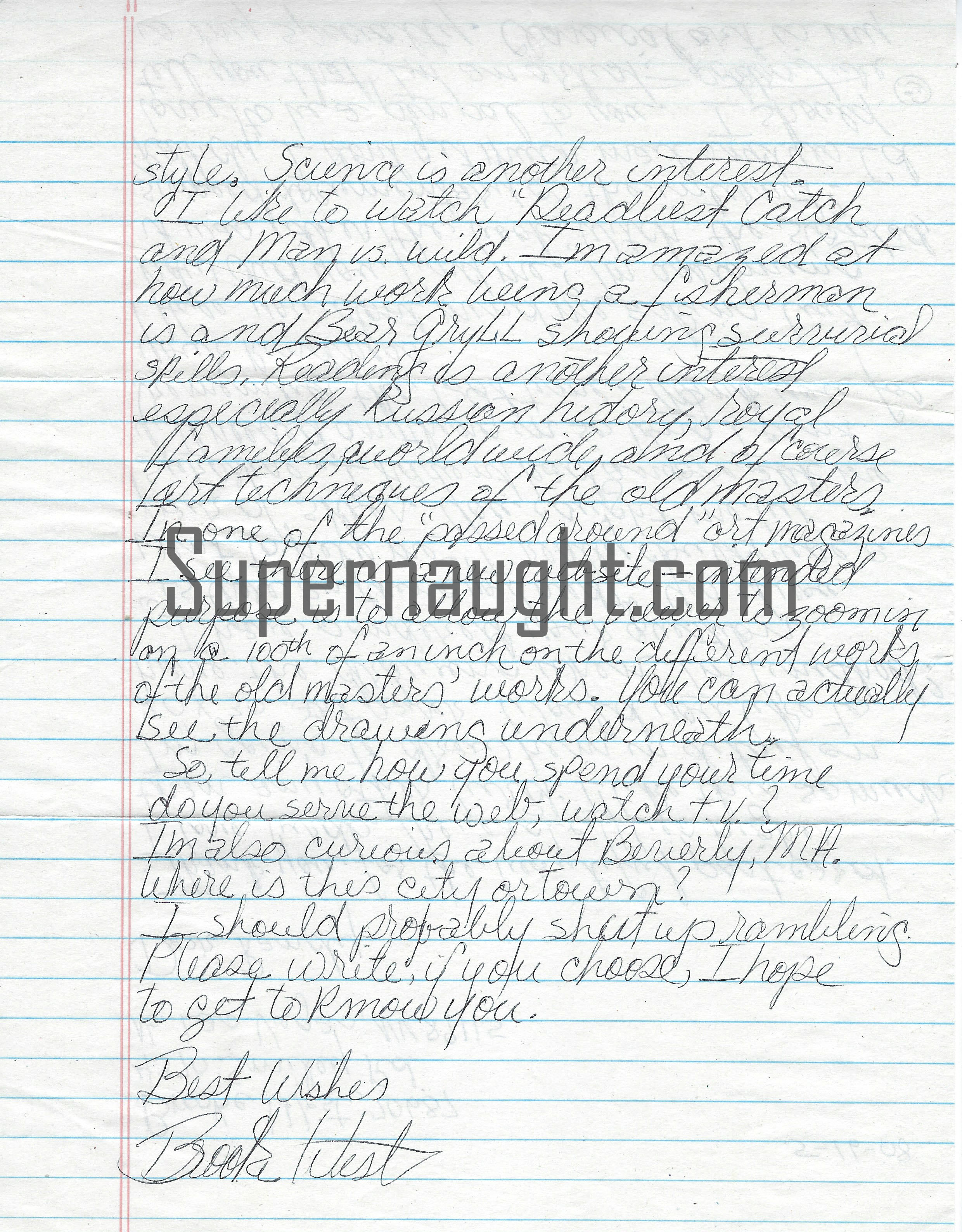 Brookey West Letter and Envelope Set Both Signed image 2