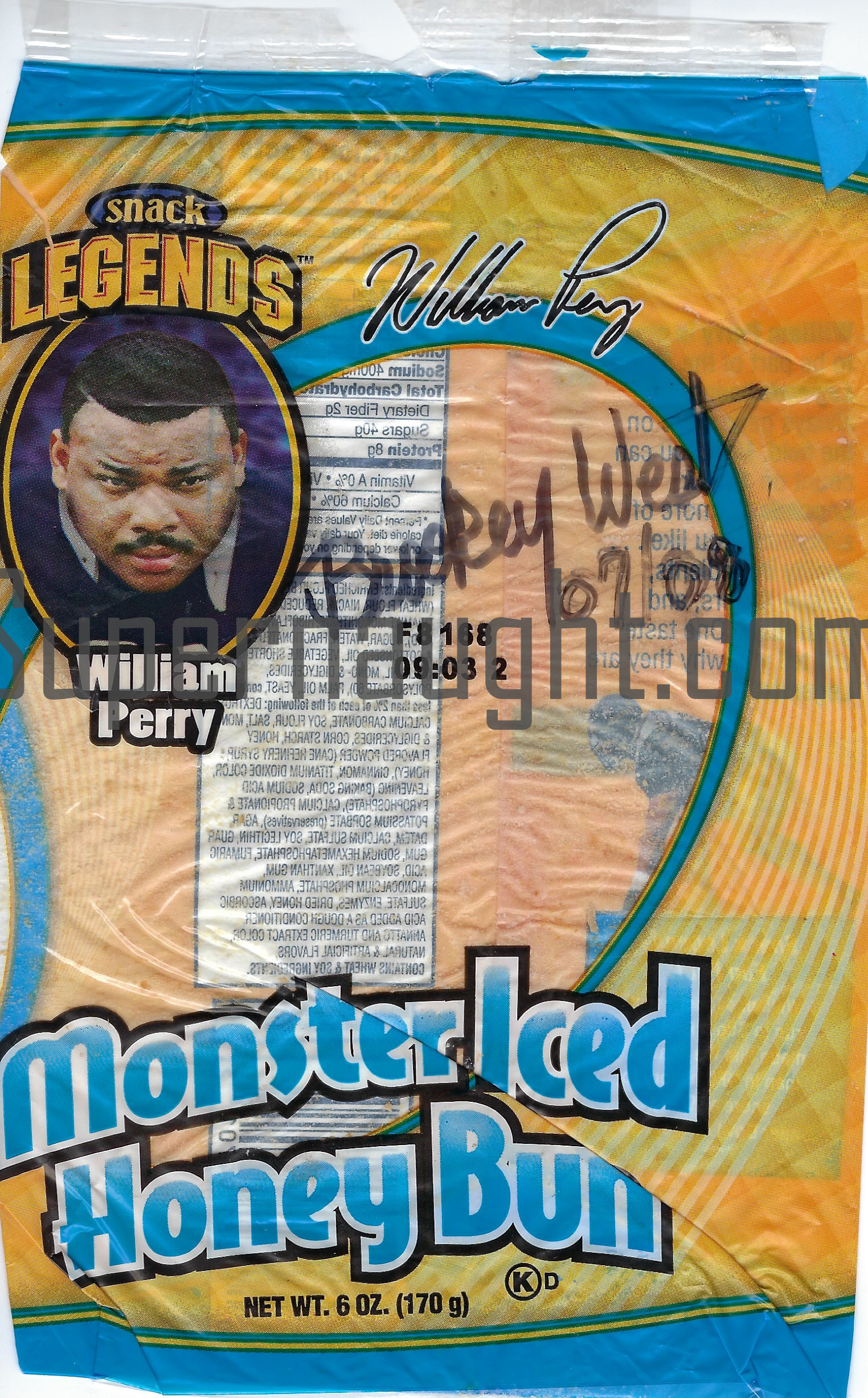 Brookey West Signed Honey Bun Wrapper