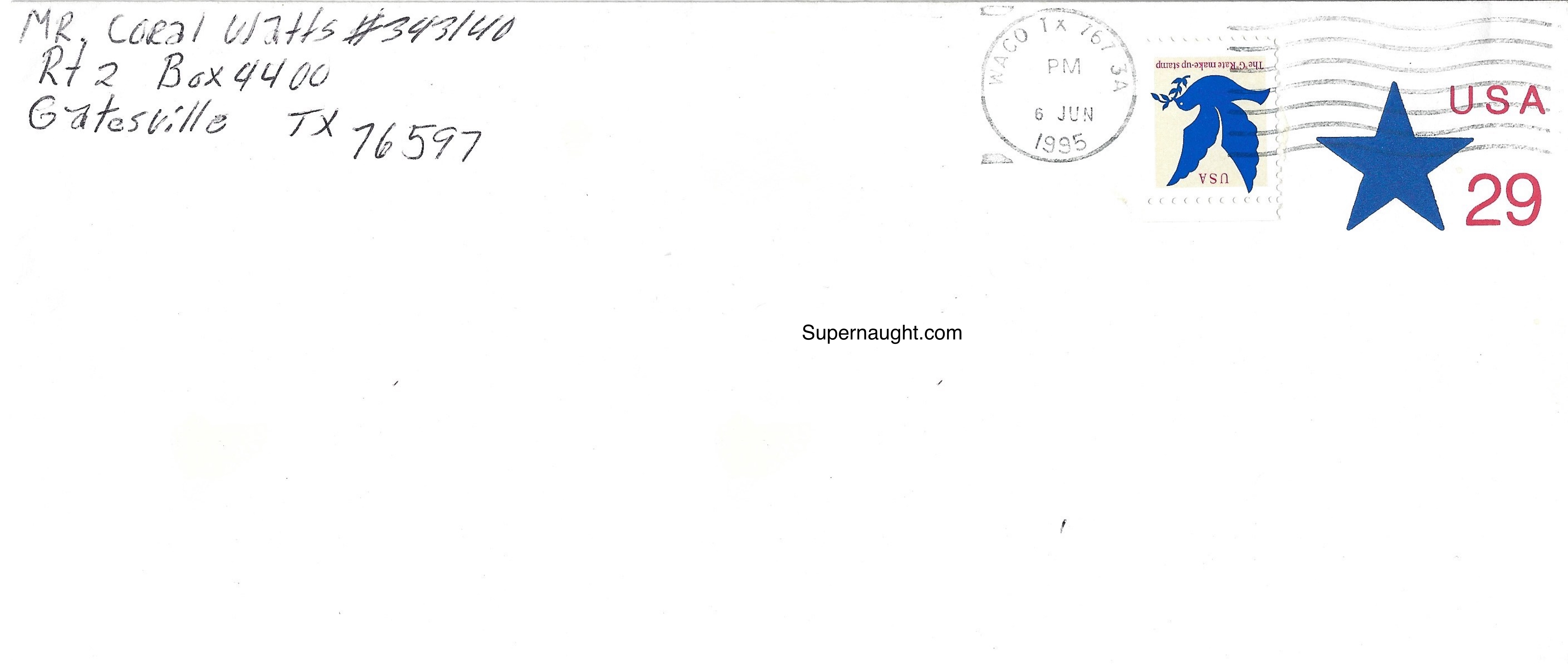 Carl Watts Signed Envelope