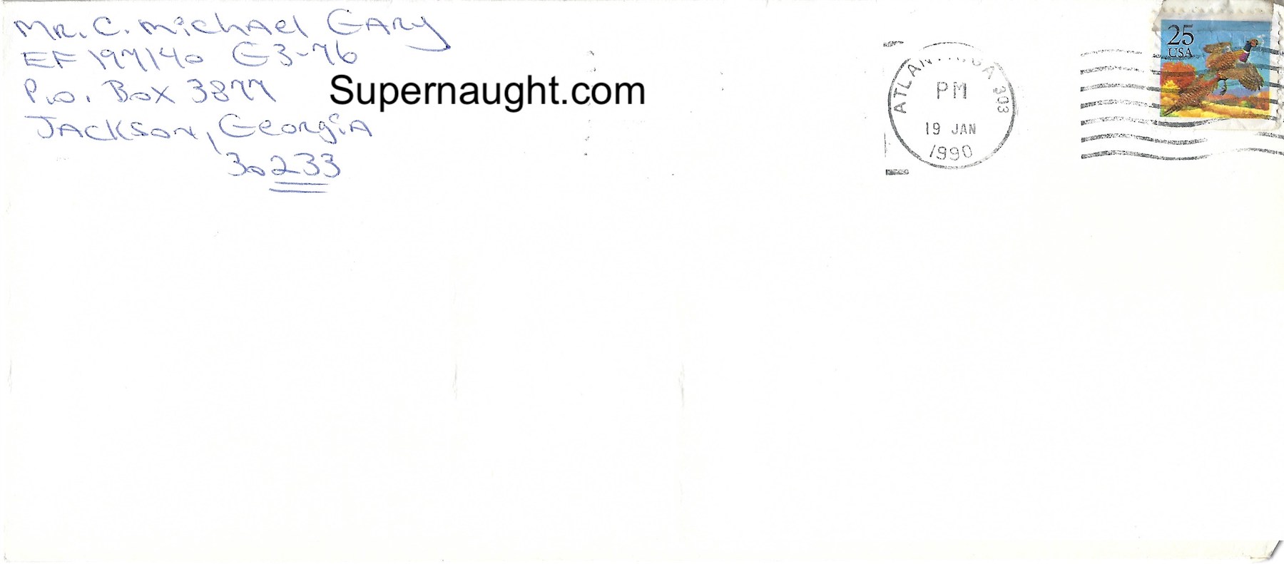 Carlton Gary Nine Page Letter and Envelope Both Signed image 4