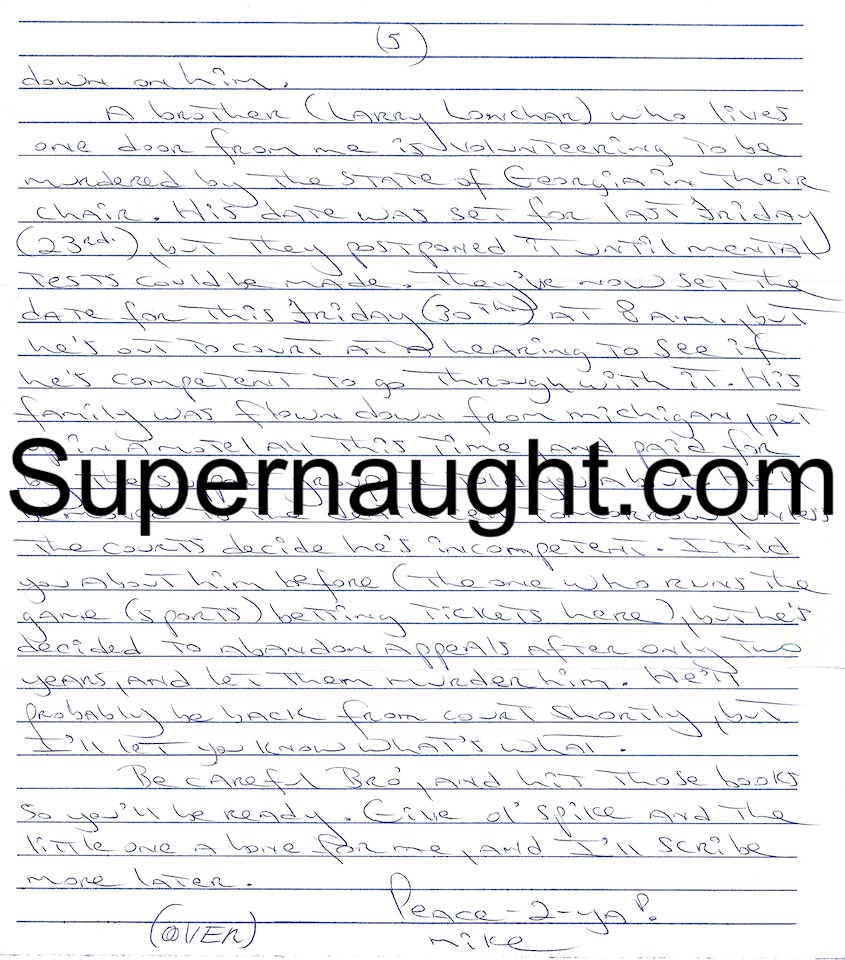 Carlton Gary Page Six Page Letter and Envelope Both Signed image 2