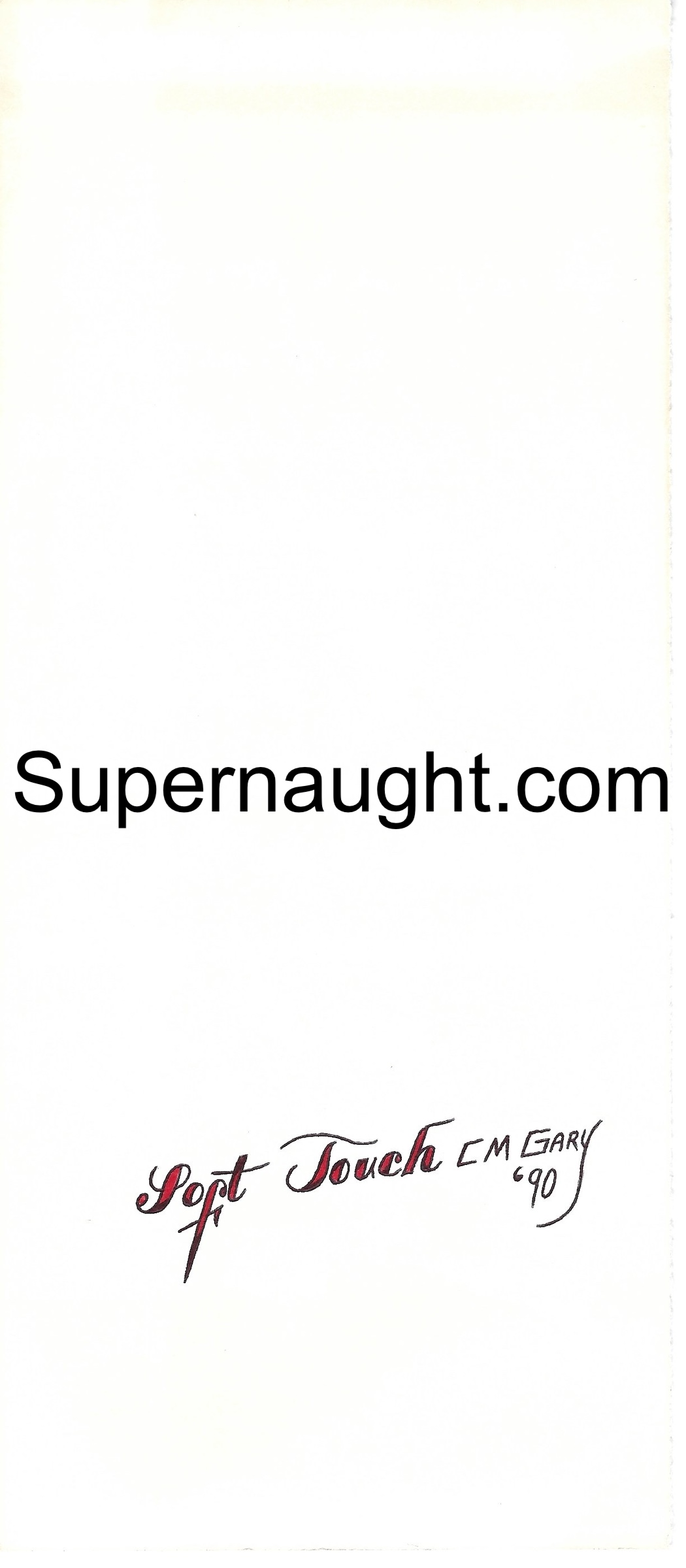 Carlton Michael Gary Handmade Birthday Card Signed image 3