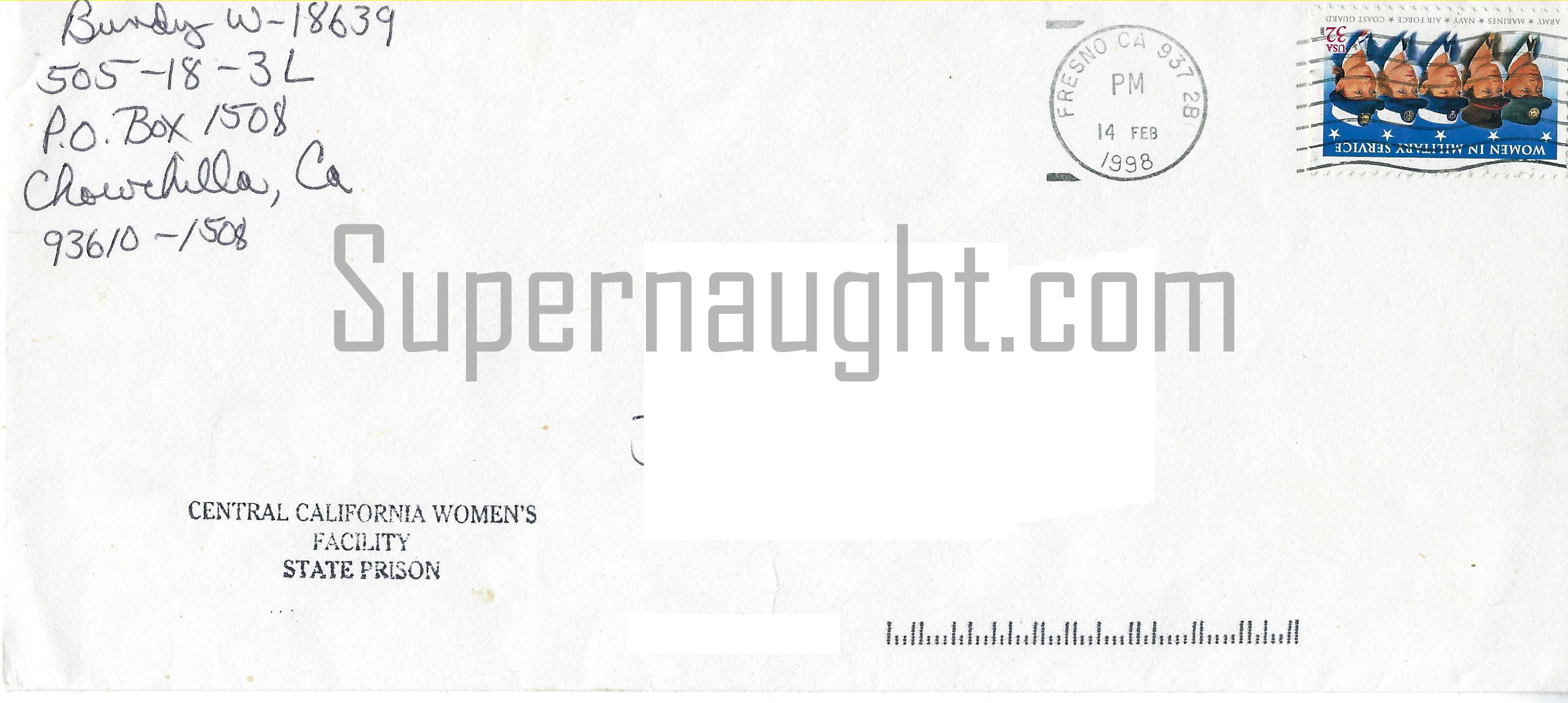 Carol Bundy Four Page Letter with Signed Envelope image 3