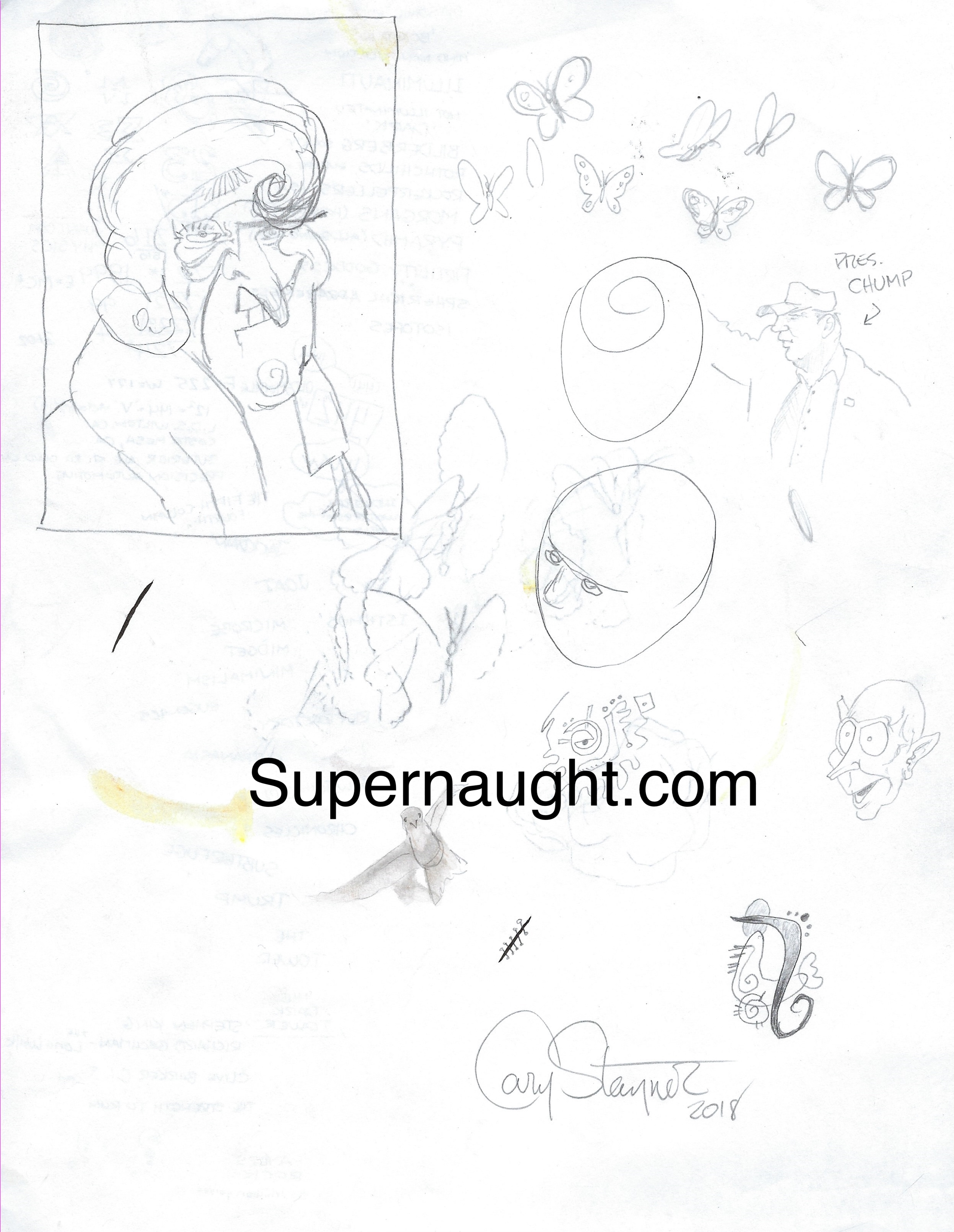 Cary Stayner Ogre Artwork Signed