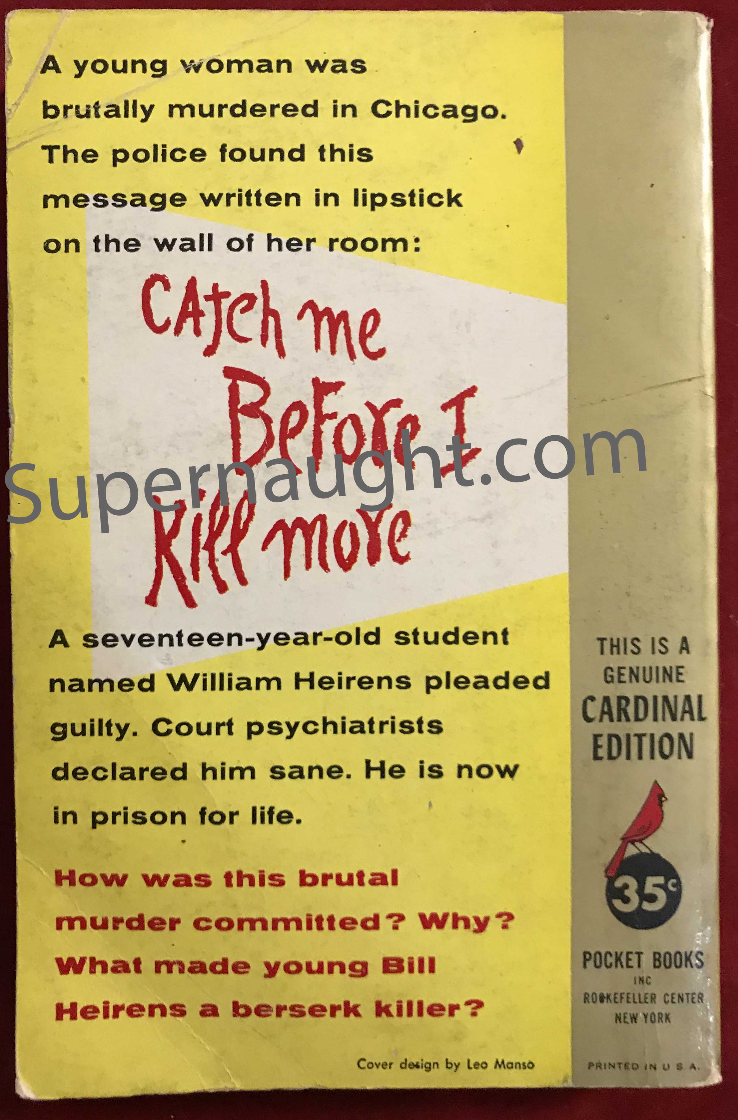 Catch Me Before I Kill More 1956 First Edition image 2
