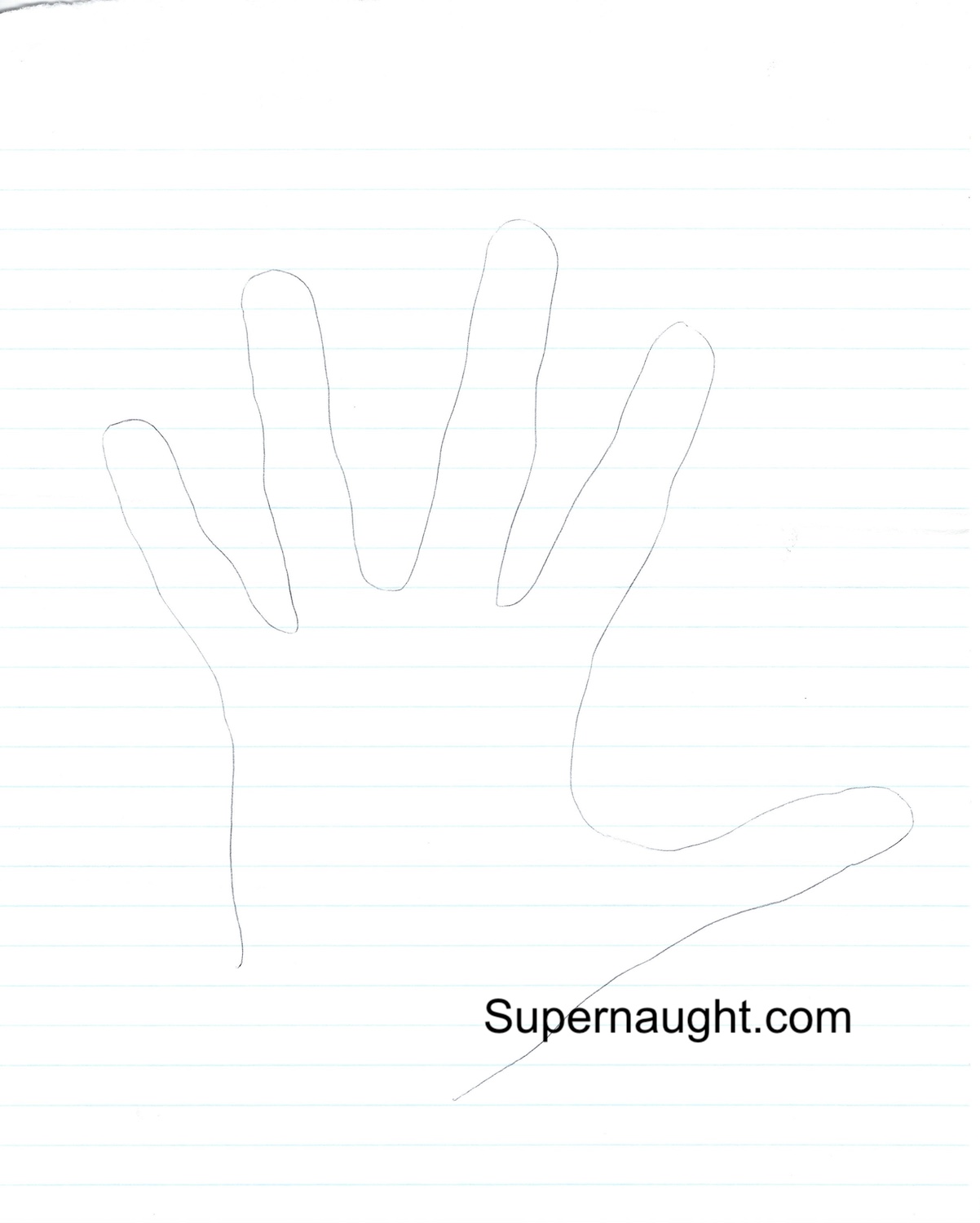 Charity Keesee Left Hand Tracing with Photo Vampire Clan