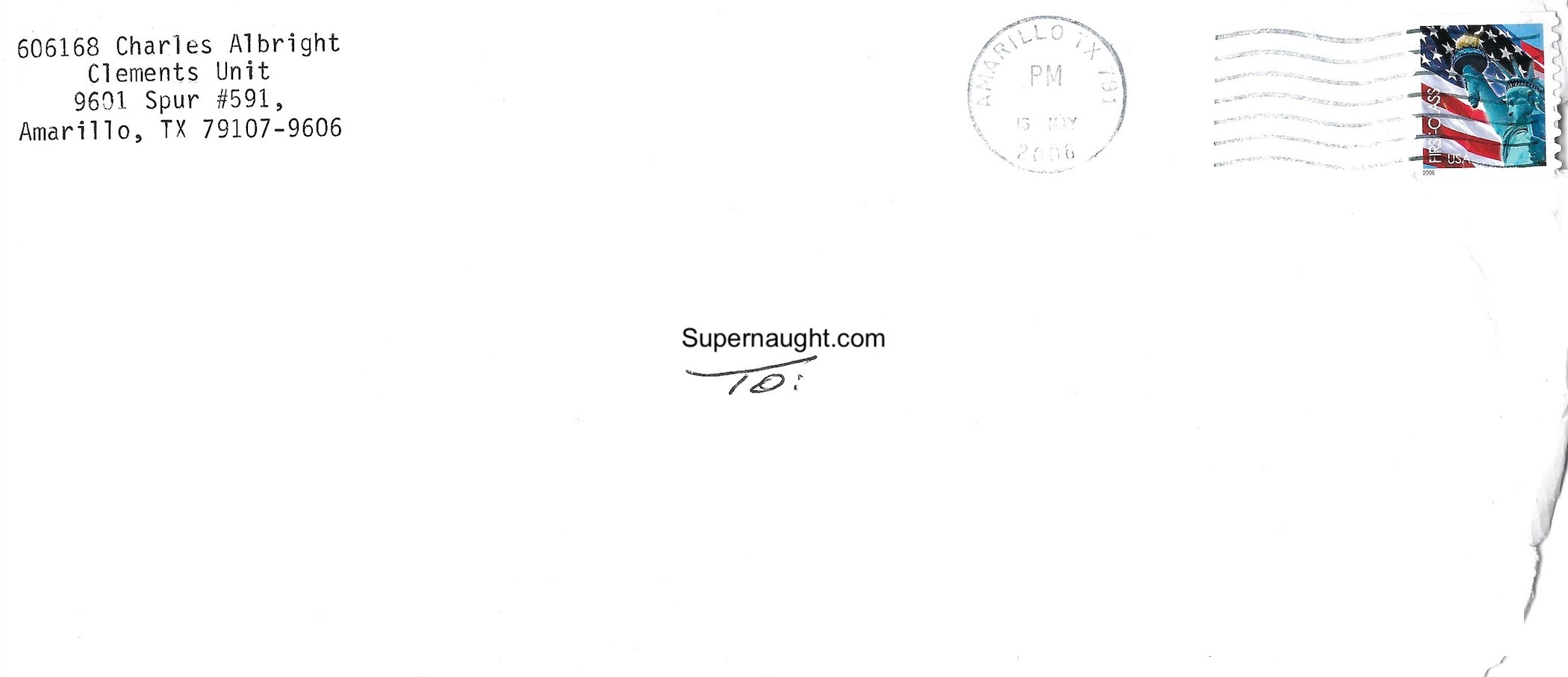 Charles Albright Envelope