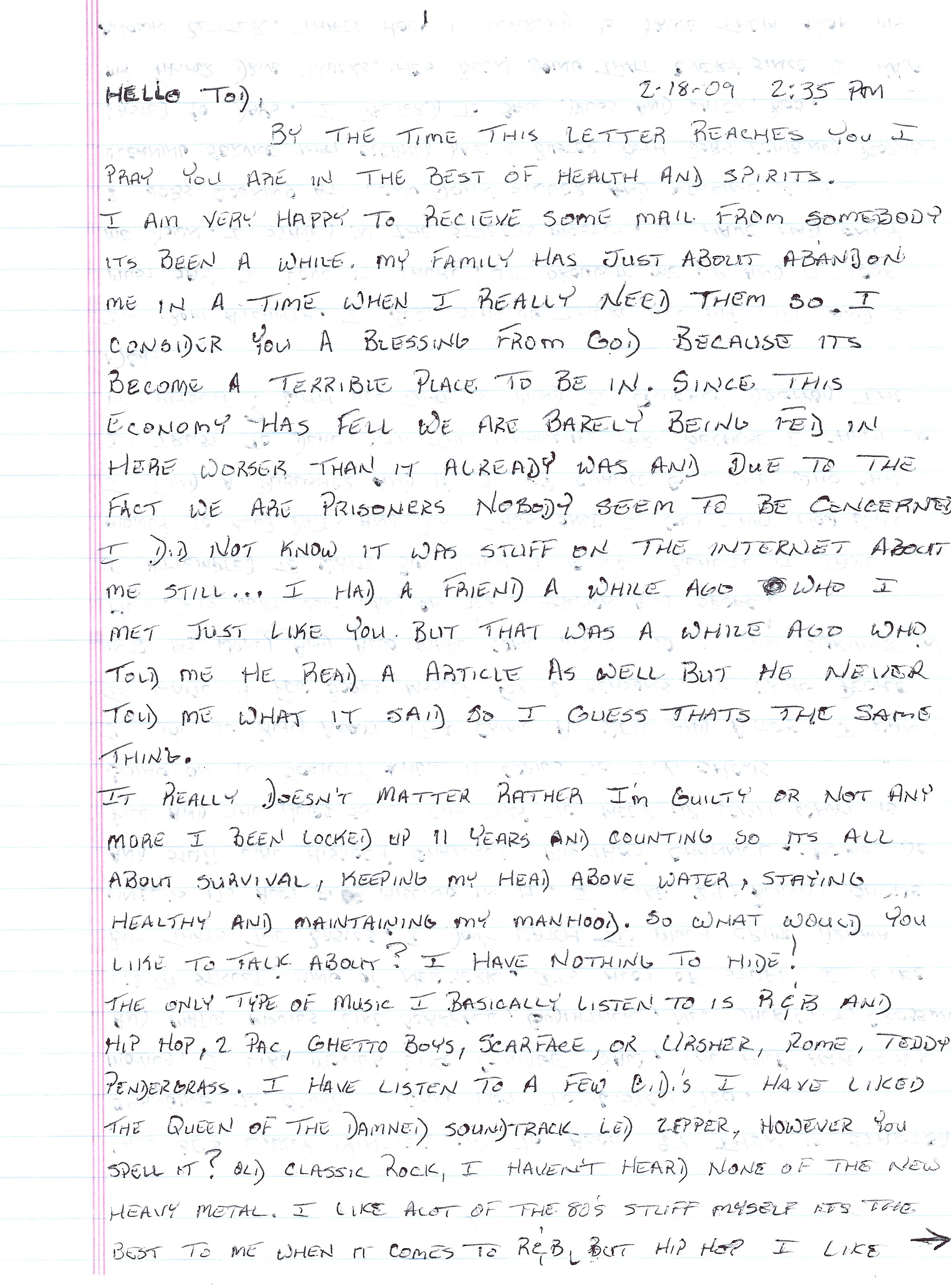 Charles Duffy Letter And Envelope Both Signed