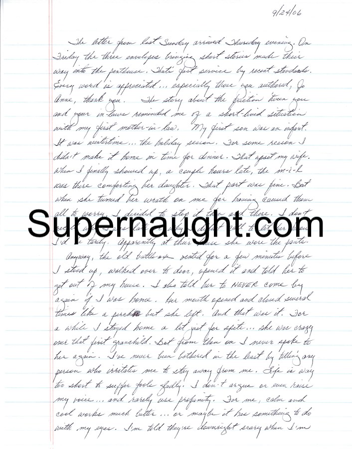 Charles Harrelson Two Page Handwritten Letter