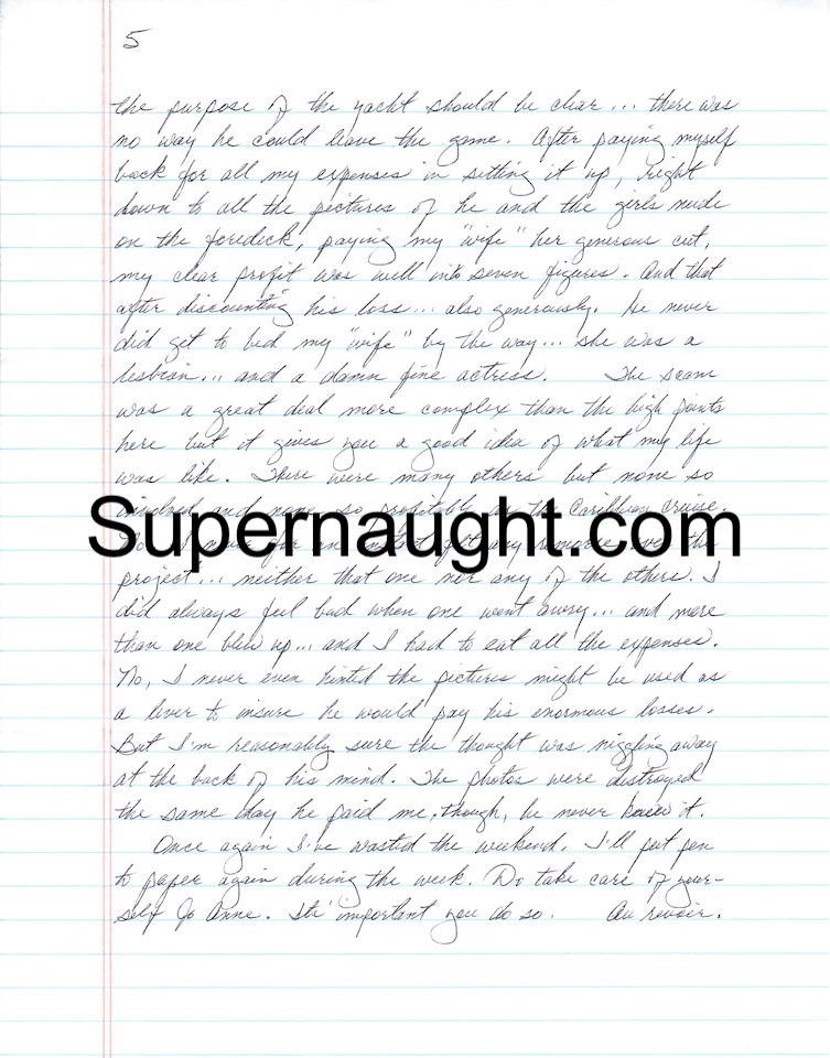 Charles Harrelson Two Page Handwritten Letter image 2