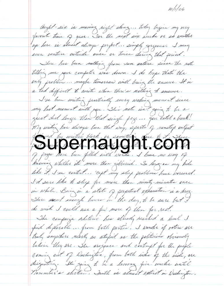 Charles Harrelson Five Page Handwritten Letter