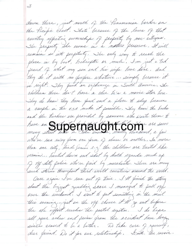 Charles Harrelson Handwritten Letter with Hand Signed Envelope image 3