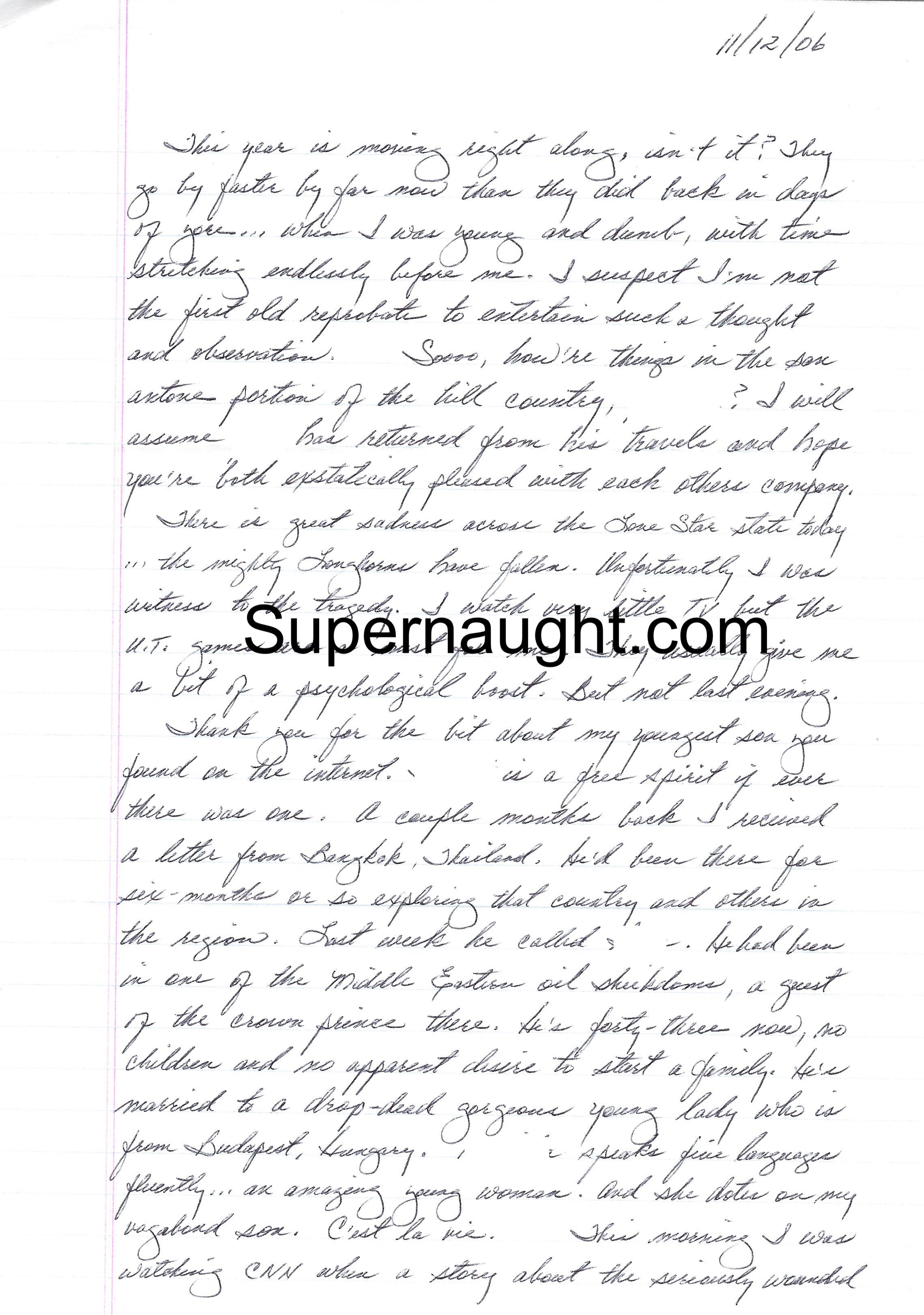 Charles Harrelson Two Page Handwritten Letter With Signed Envelope