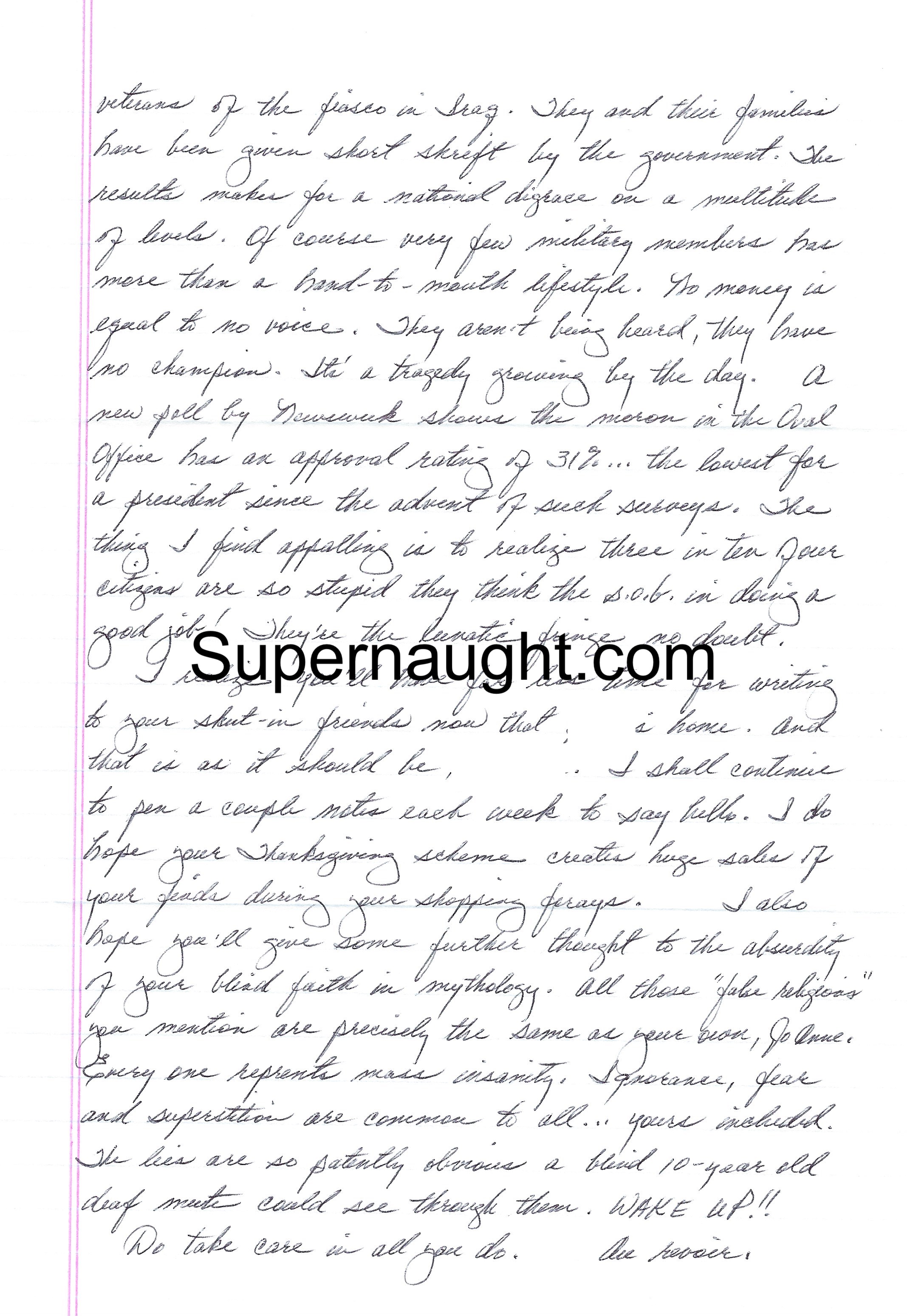 Charles Harrelson Two Page Handwritten Letter With Signed Envelope image 2