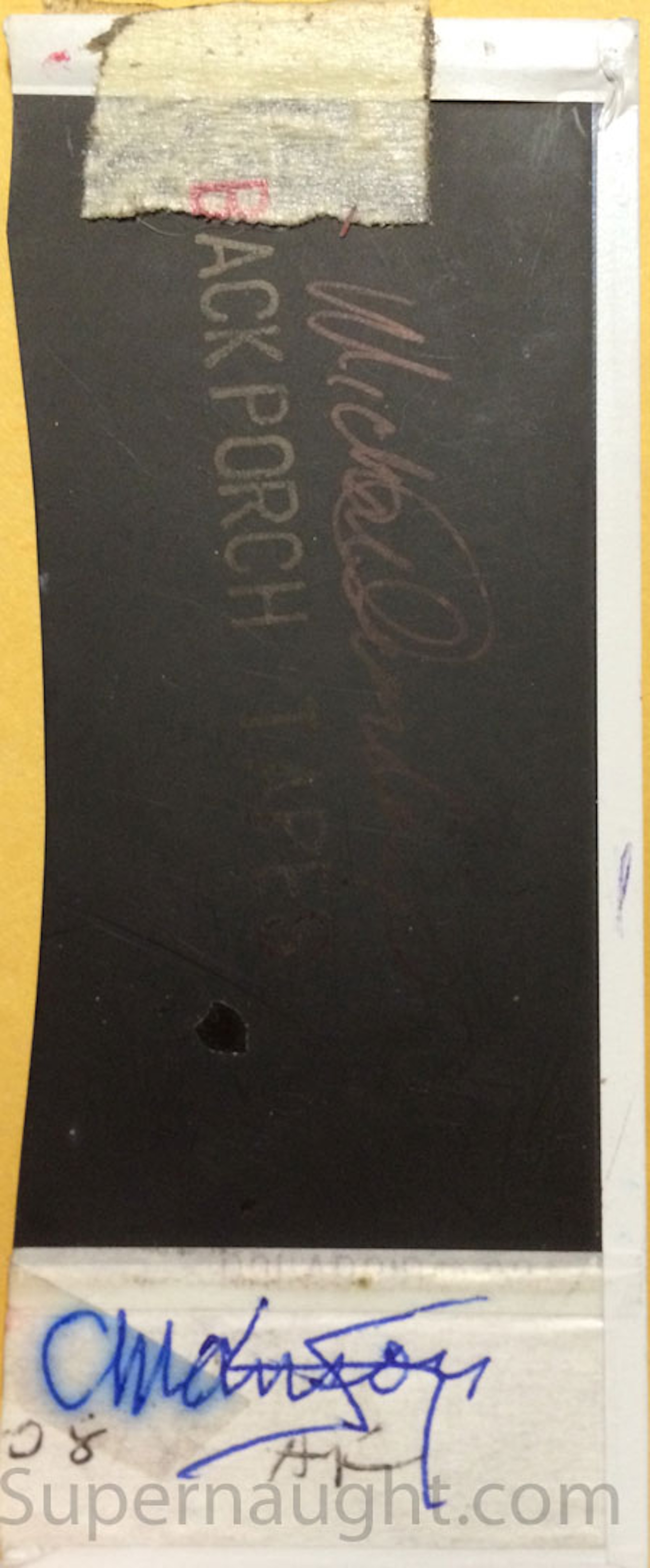 Charles Manson 1/2 Polaroid from 2008 Signed image 2