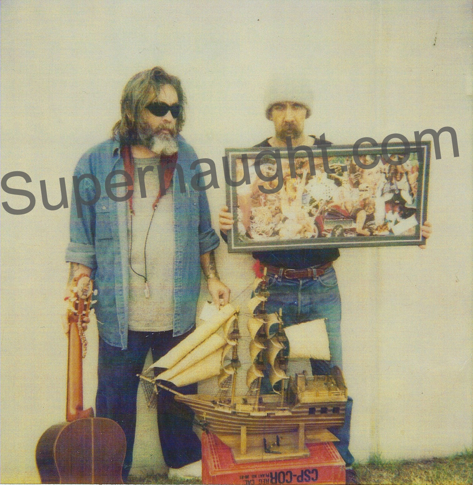 Charles Manson and Dale Anderson Prison Yard Photo
