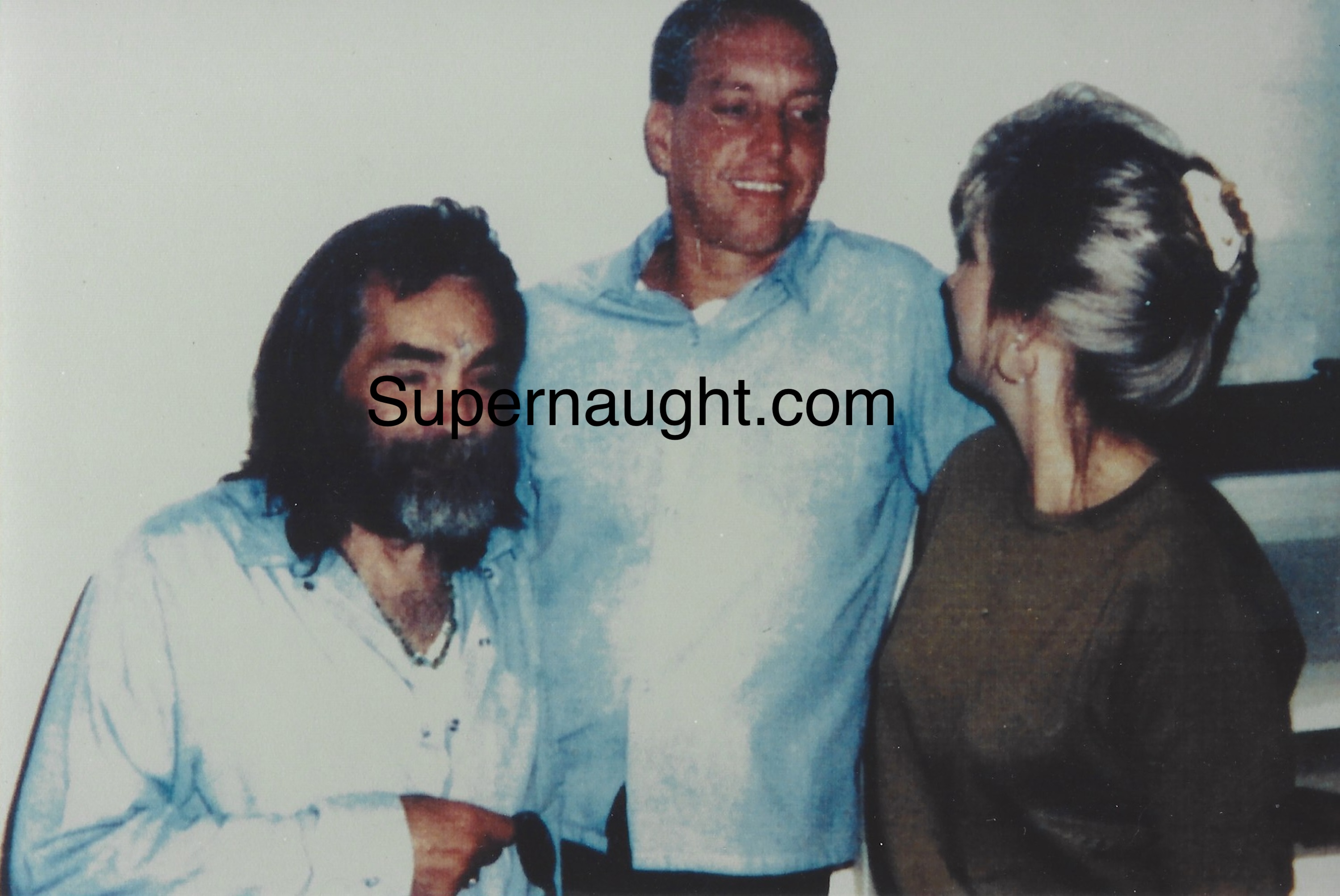 Charles Manson and Kenny Calihan Prison Visiting Photo
