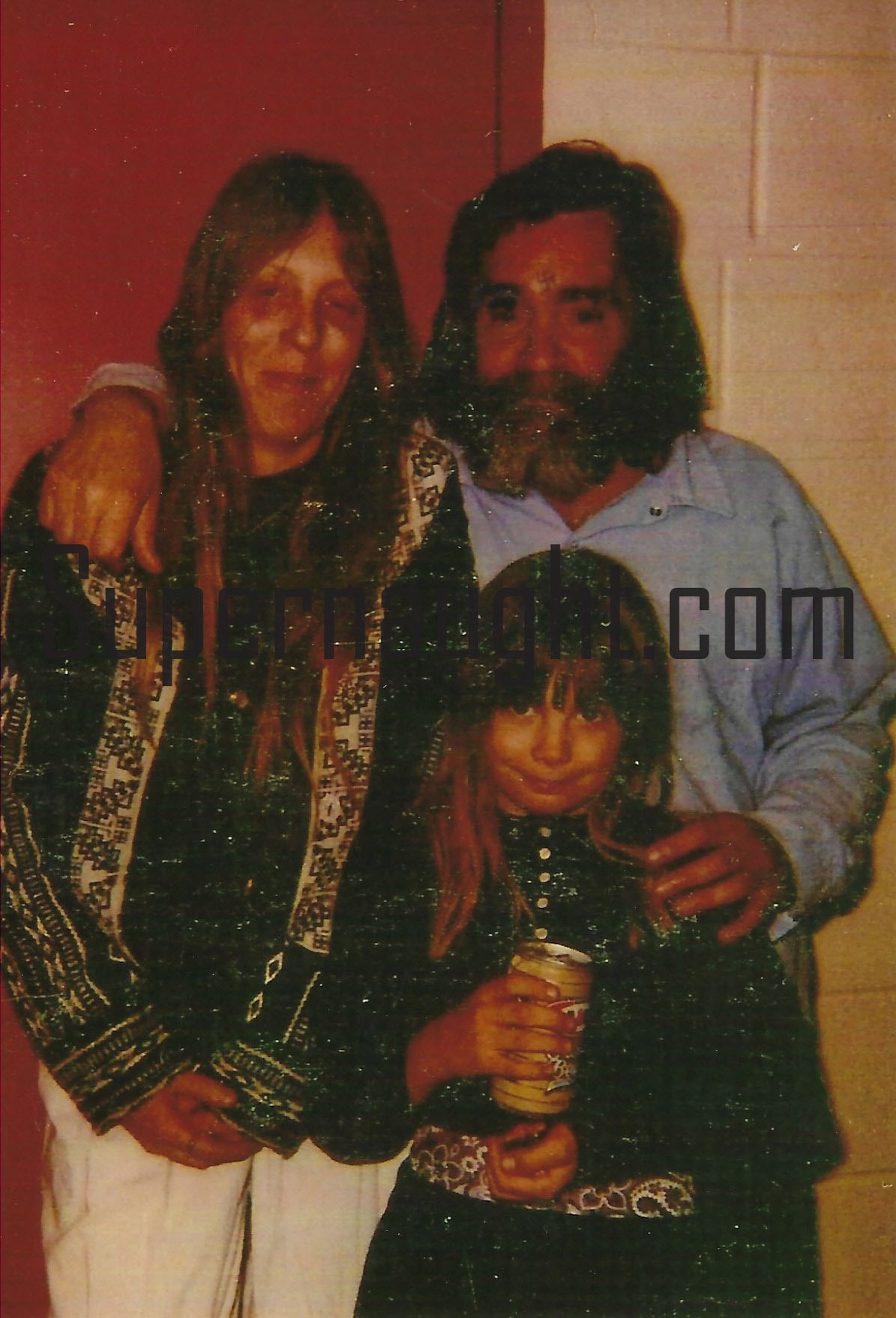 Charles Manson Ansom 13 and Daughter Prison Photo