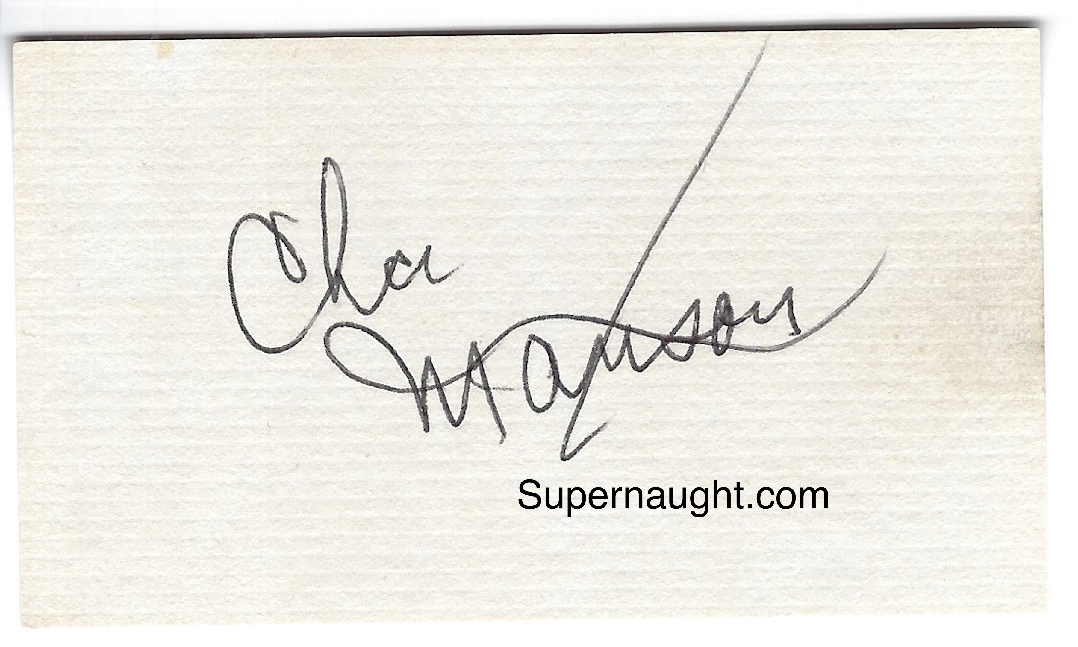 Charles Manson ATWA Card Autographed image 2