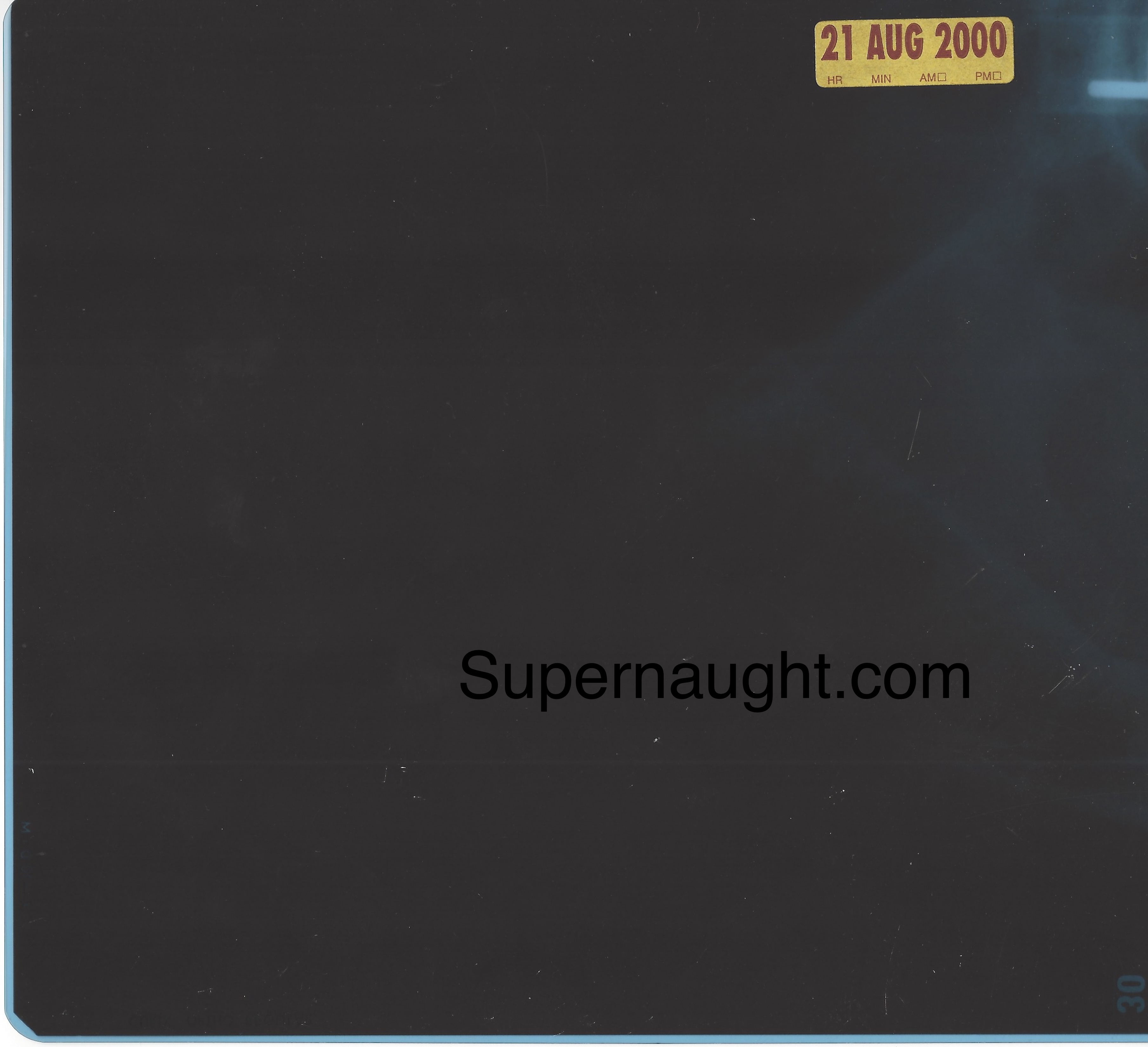 Charles Manson Authentic X-Ray