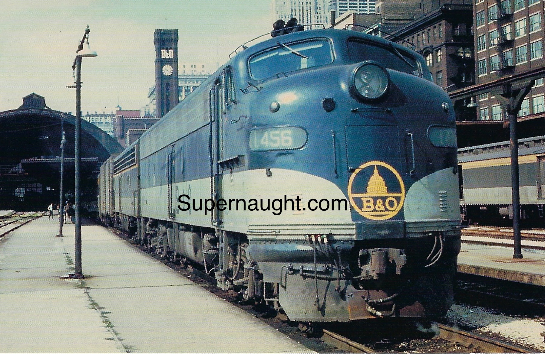 Charles Manson Autographed B&O Railroad Postcard image 2