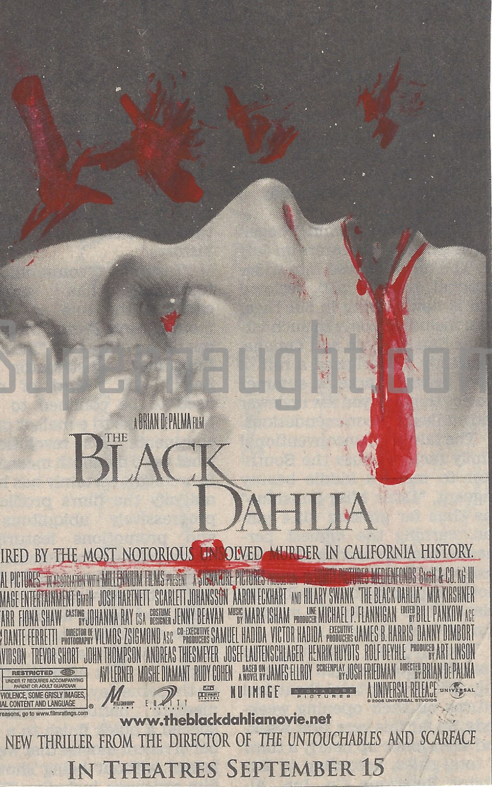 Charles Manson Black Dahlia Signed Postcard image 2