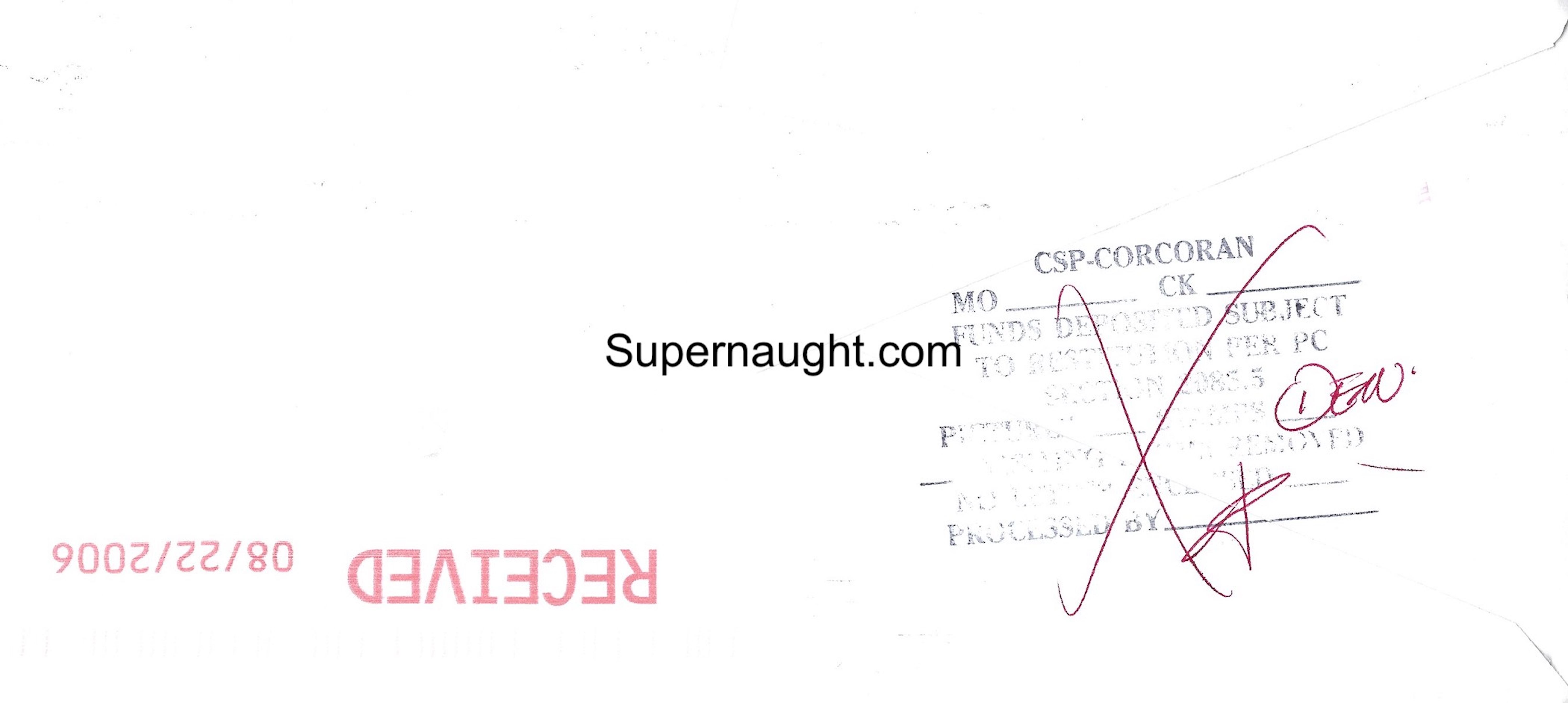 Charles Manson Envelope to Charlie image 2