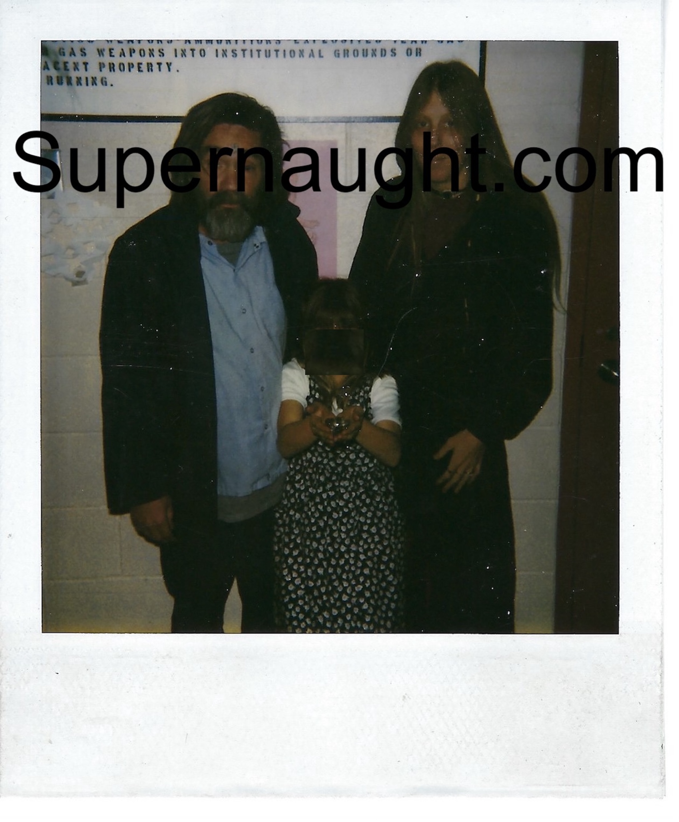 Charles Manson Family Prison Polaroid