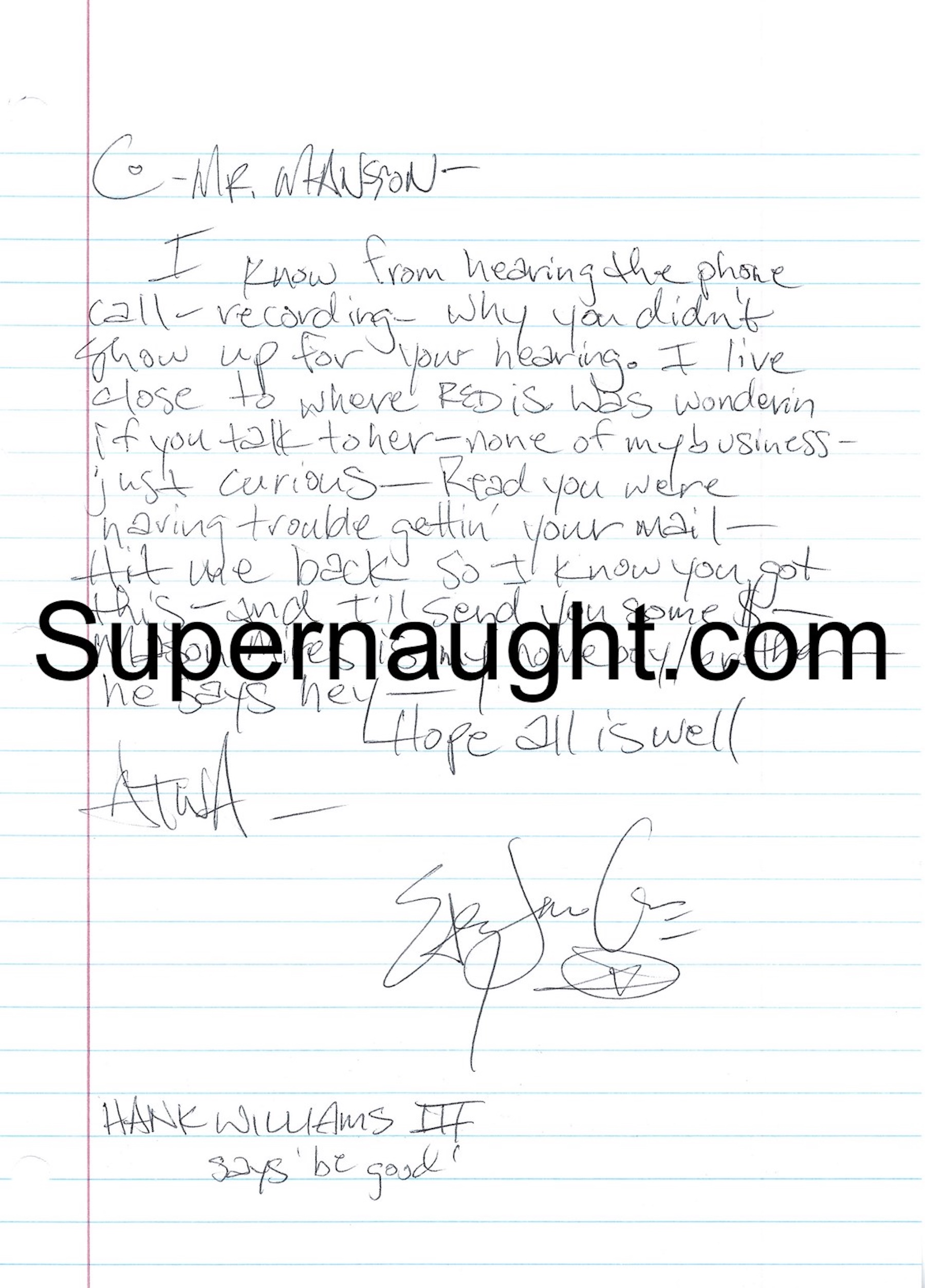 Charles Manson Fan Mail Your Homeboy Letter and Envelope