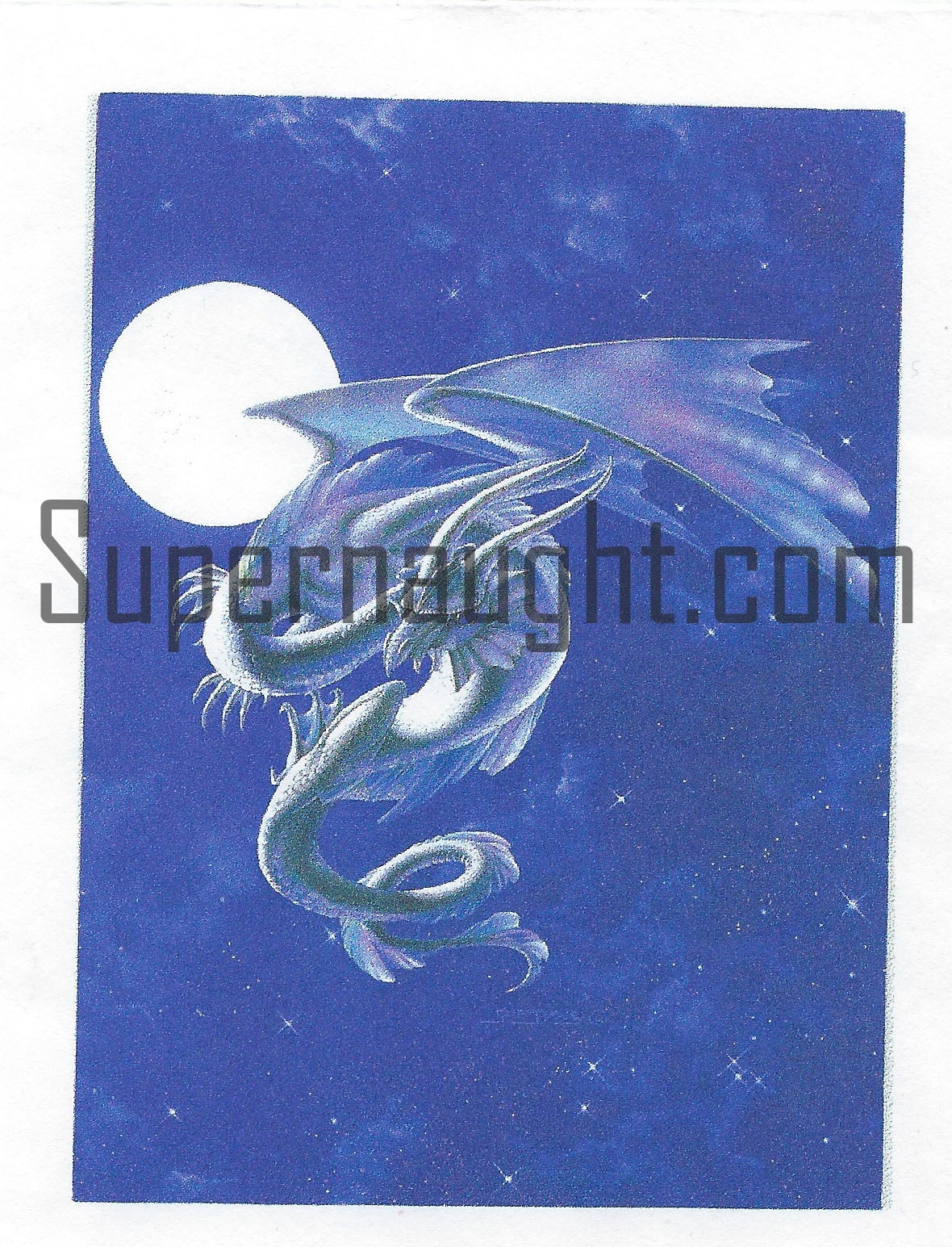 Charles Manson Fantasy Dragon and Envelope Set Both Signed image 2