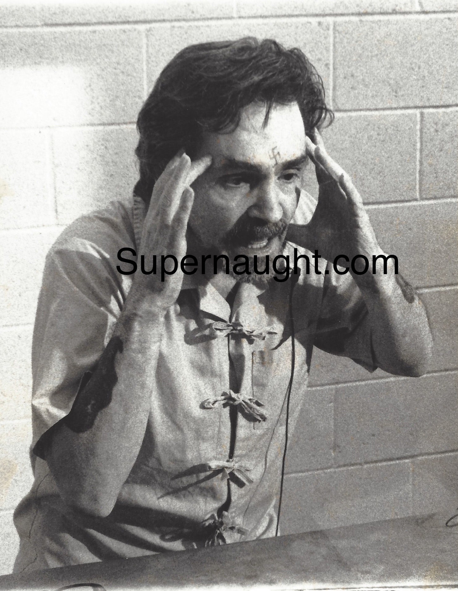 Charles Manson Four Prison Photos