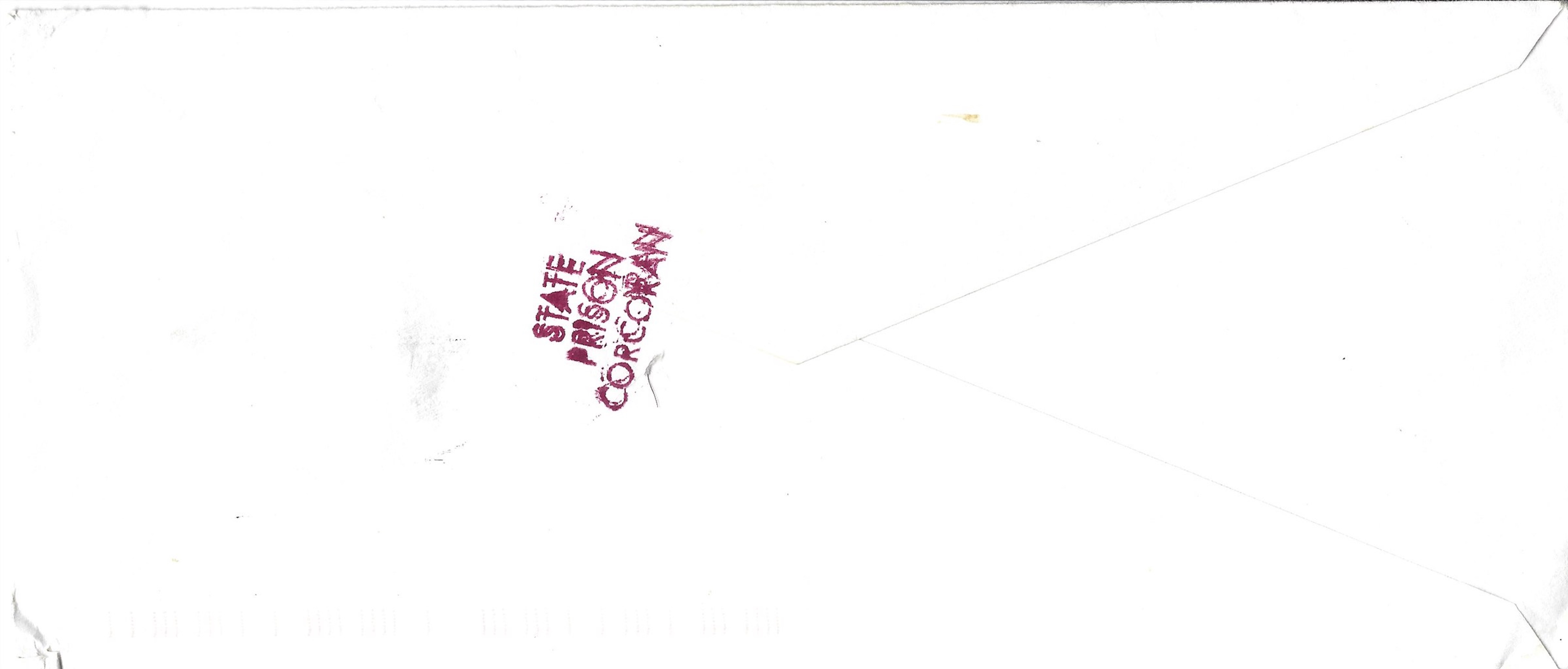 Charles Manson Joe Stokes Signed Envelope image 2