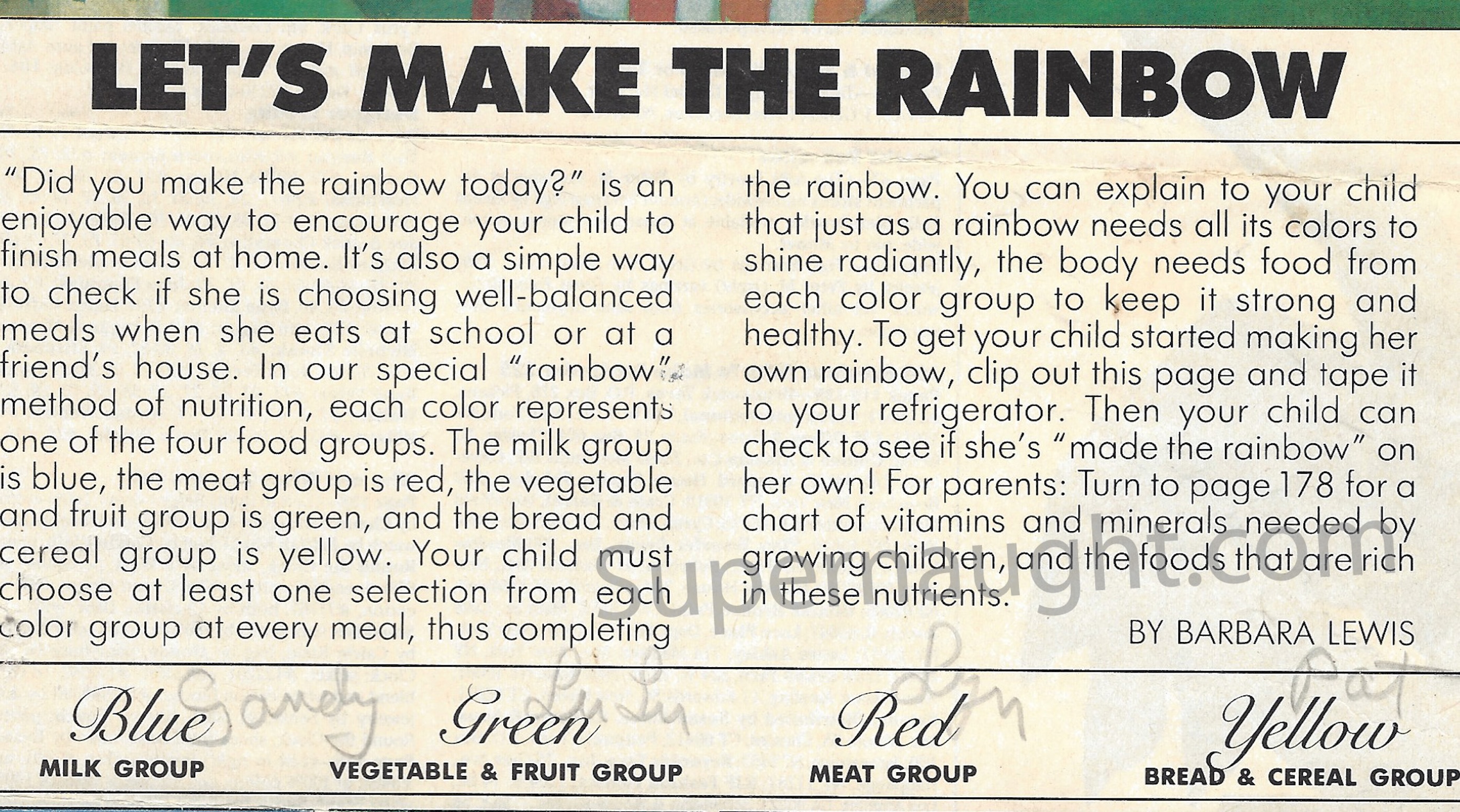 Charles Manson Lets Make A Rainbow 1983 Family Circle image 3