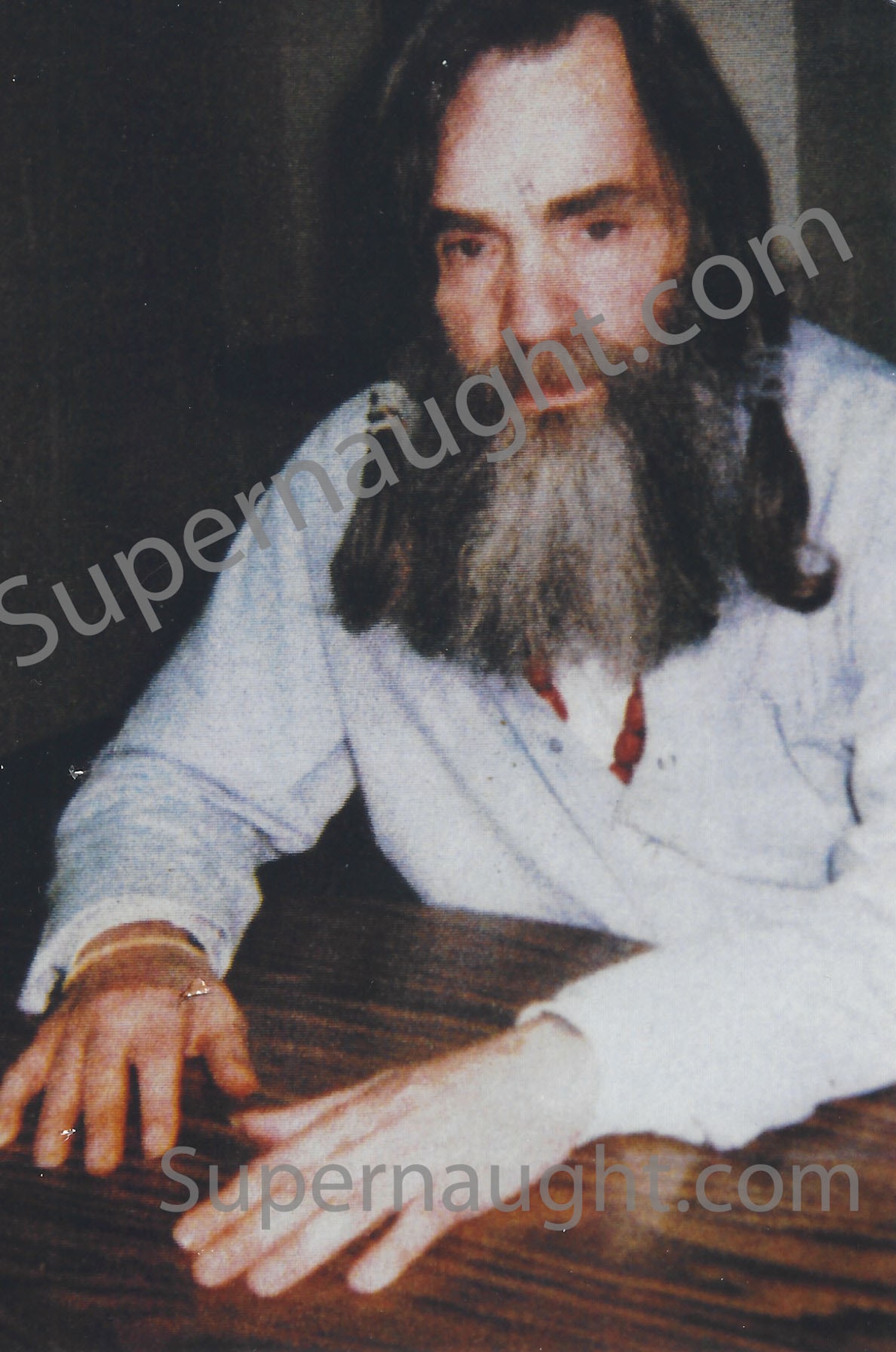 Charles Manson PHU Prison Visiting Photo