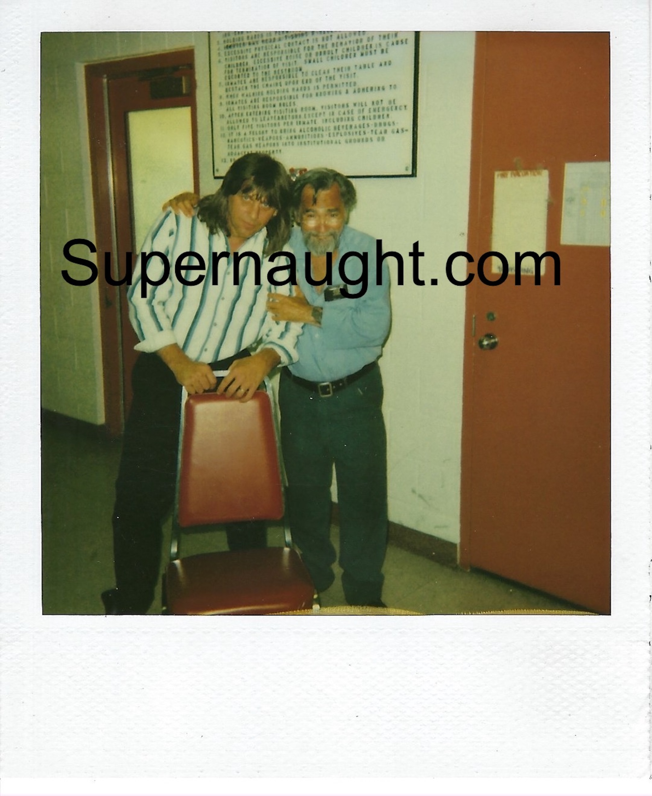 Charles Manson Polaroid Corcoran State Prison