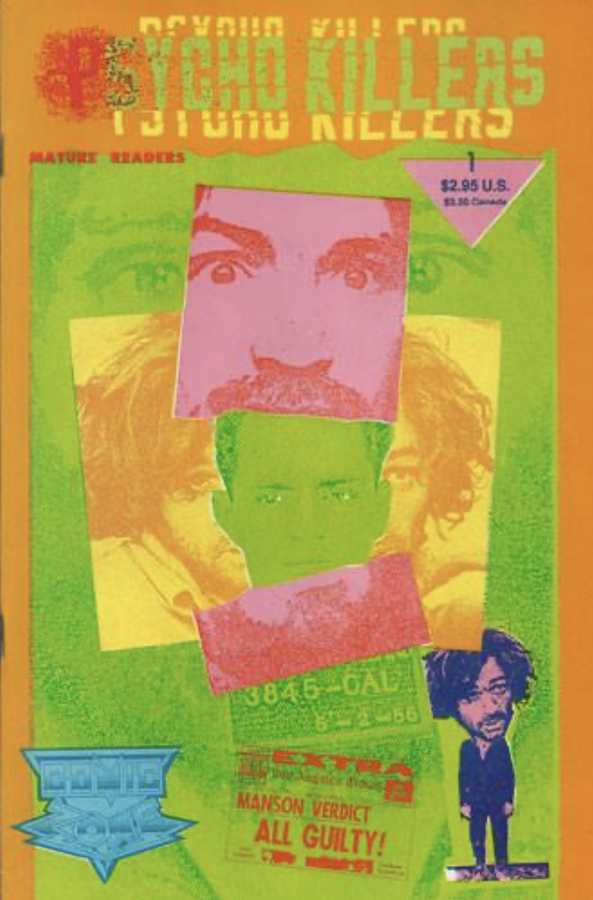 Charles Manson Psycho Killers 1992 Comic Book