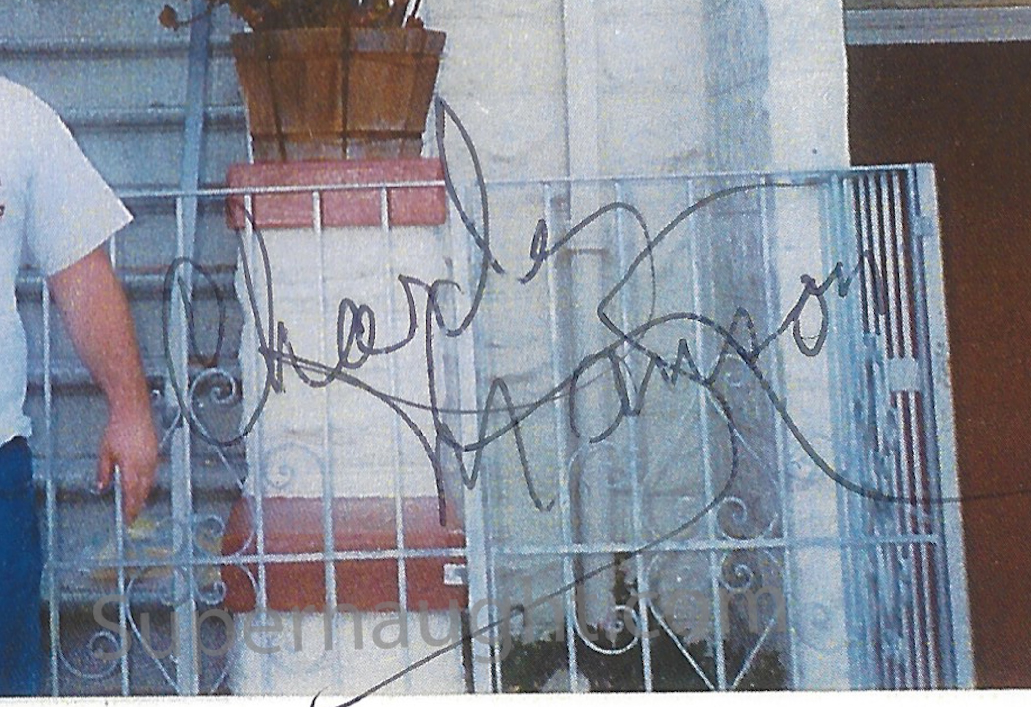 Charles Manson San Francisco CA Apartment Photo Signed image 2