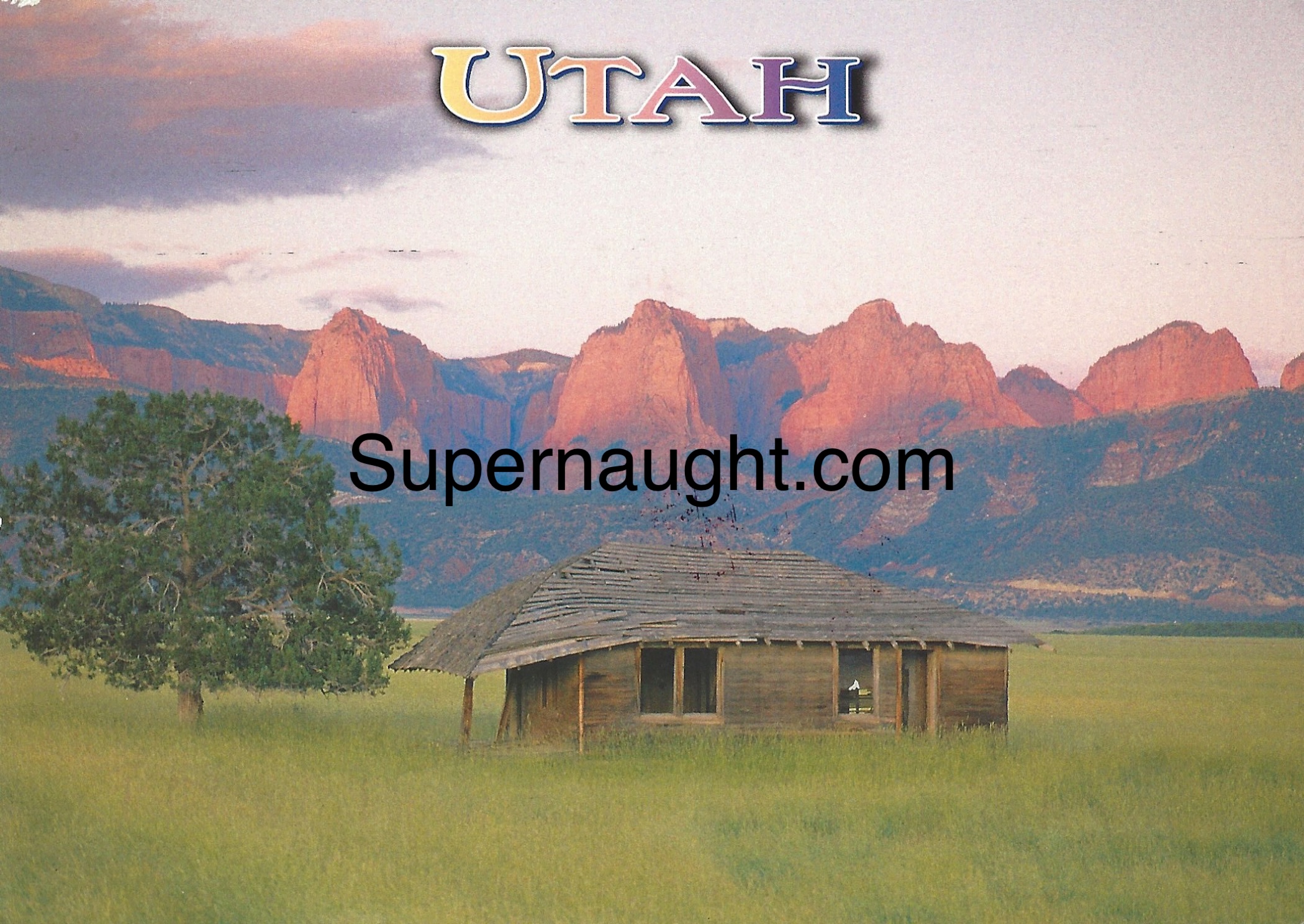 Charles Manson Scenic Utah Postcard Signed image 2