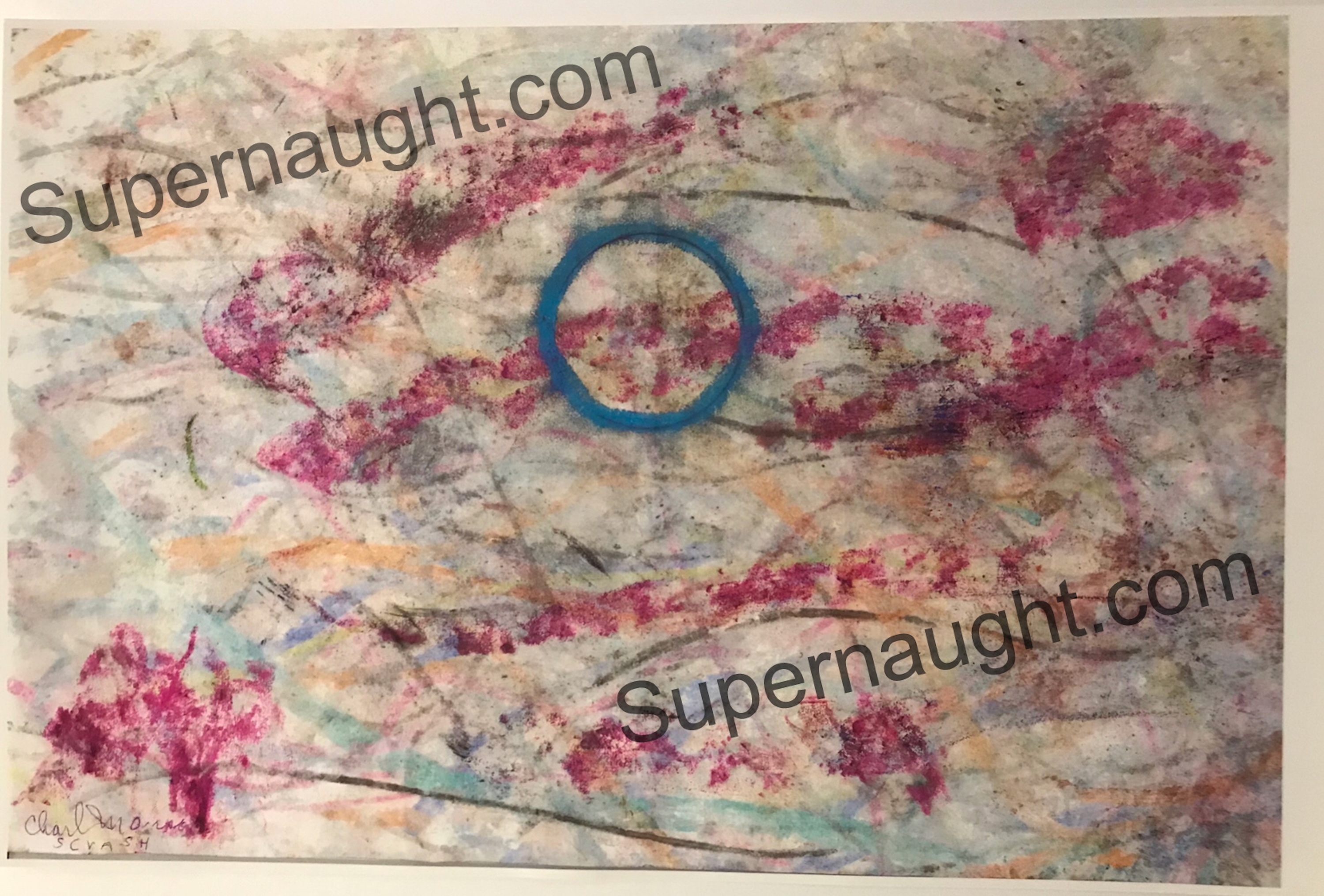 Charles Manson Scrasch Artwork Print
