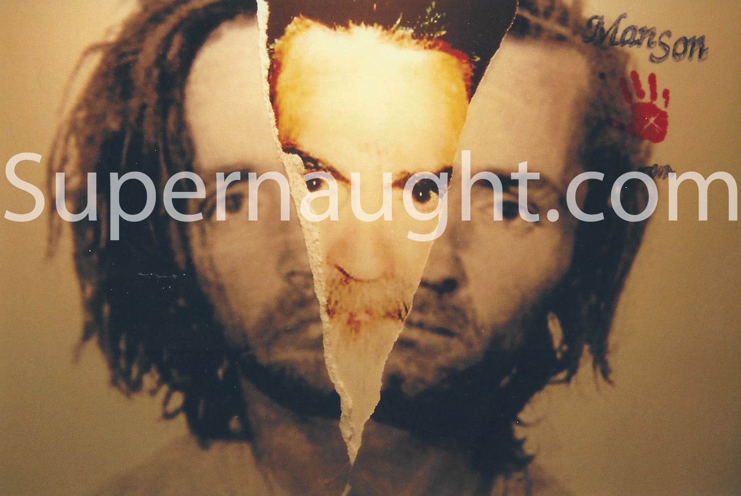 Charles Manson Second Split Image Photo