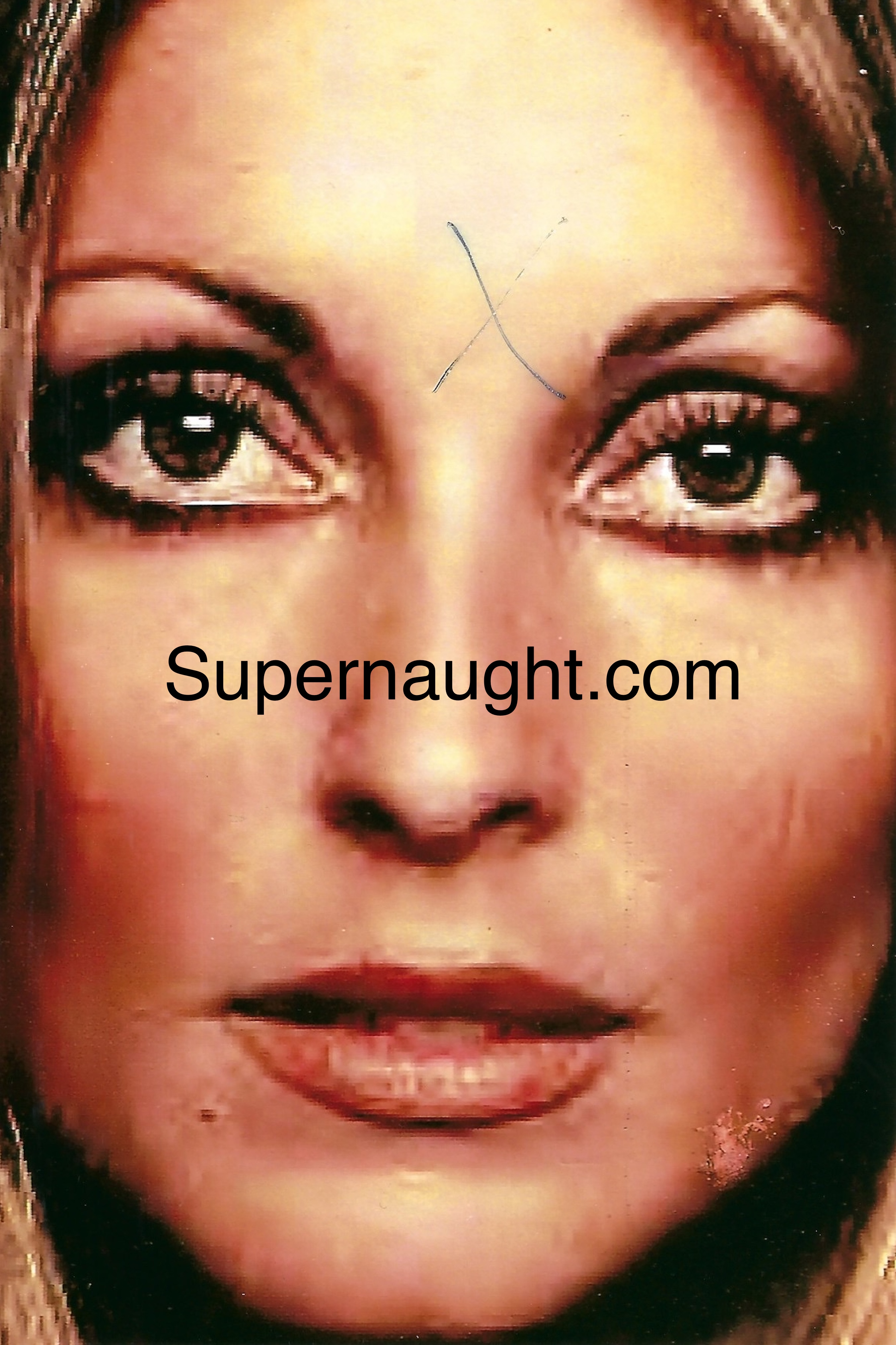 Charles Manson Sharon Tate X'd Out Photo